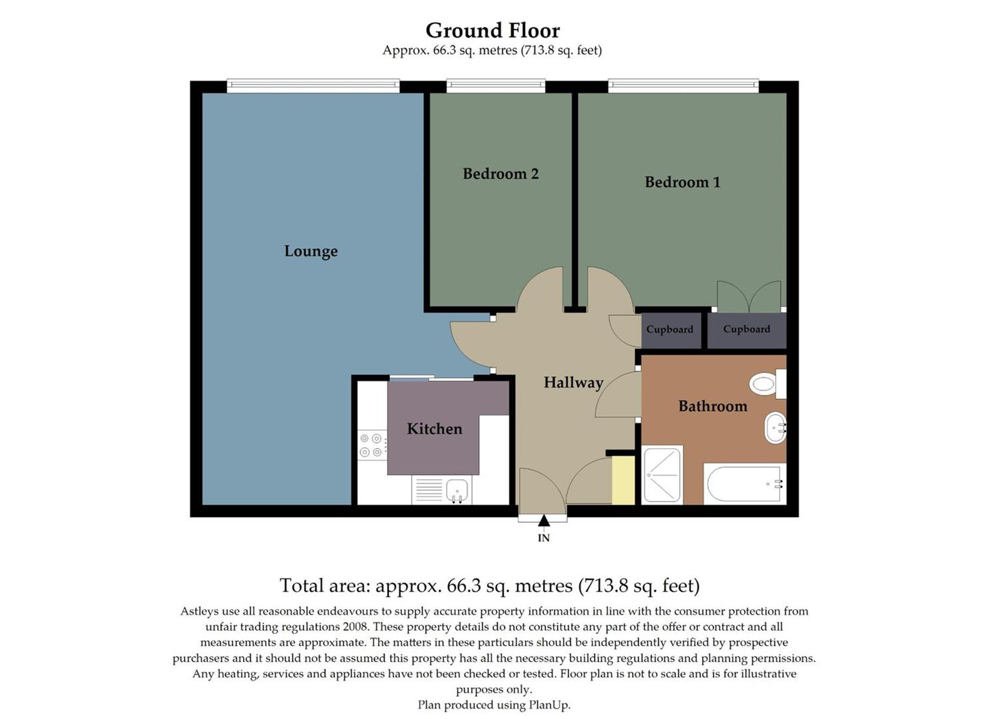 Apt 77, Willow Court, Swansea floorplan