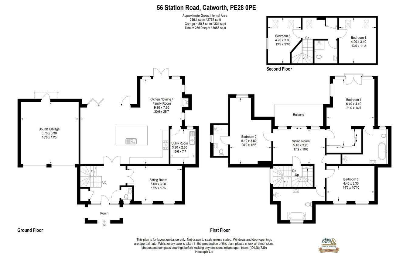 56, Station Road, Huntingdon floorplan