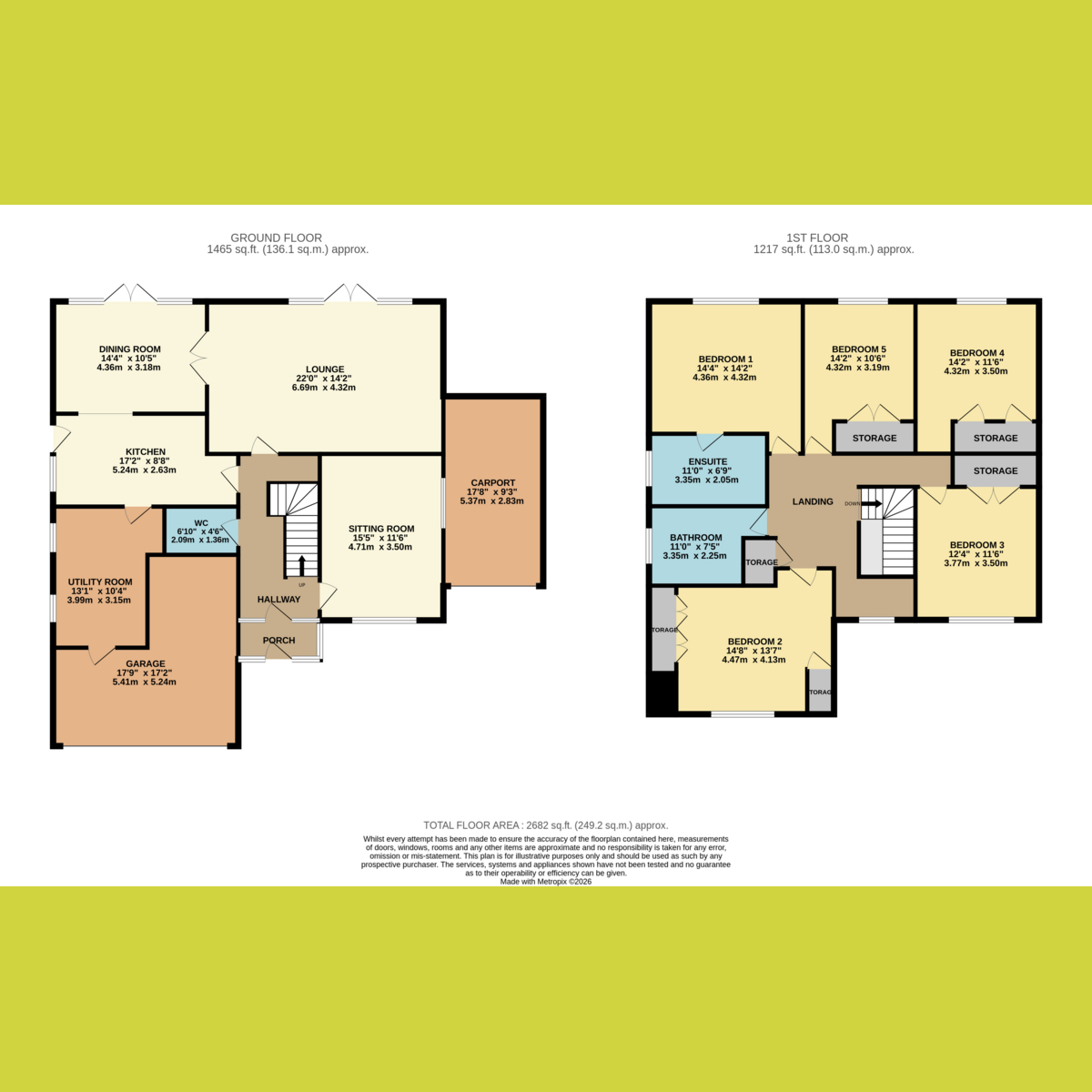 51, Woodlands Road, Hockley floorplan