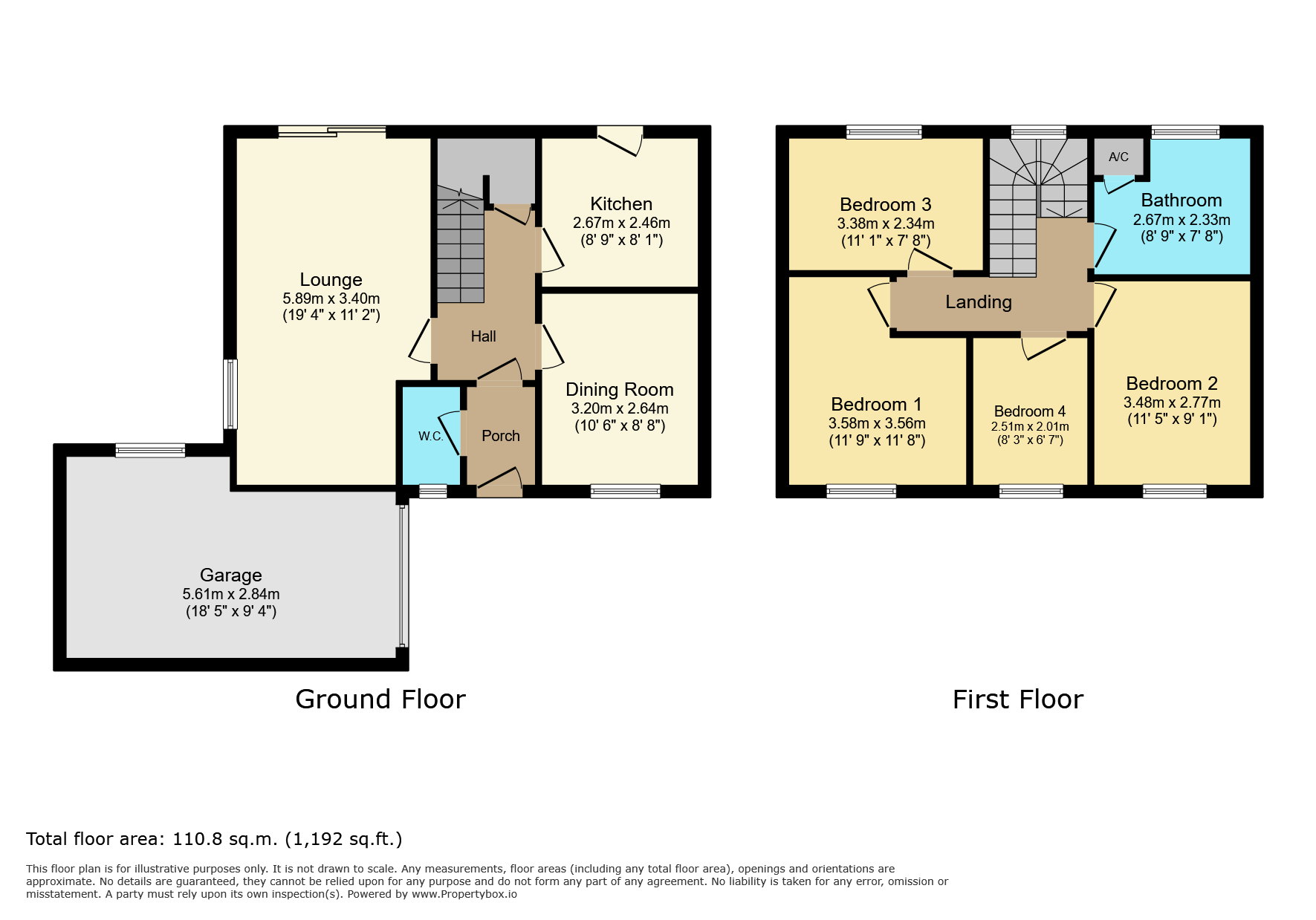 26 Ferndale Drive, Leicester floorplan