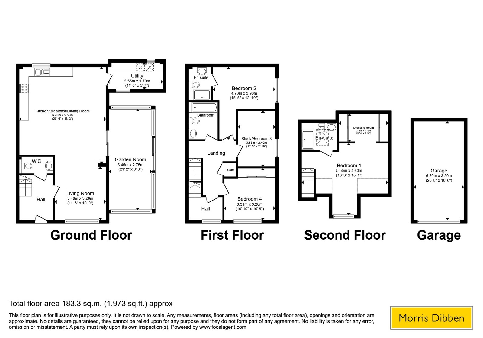 2A, North Hill Close, Hampshire floorplan