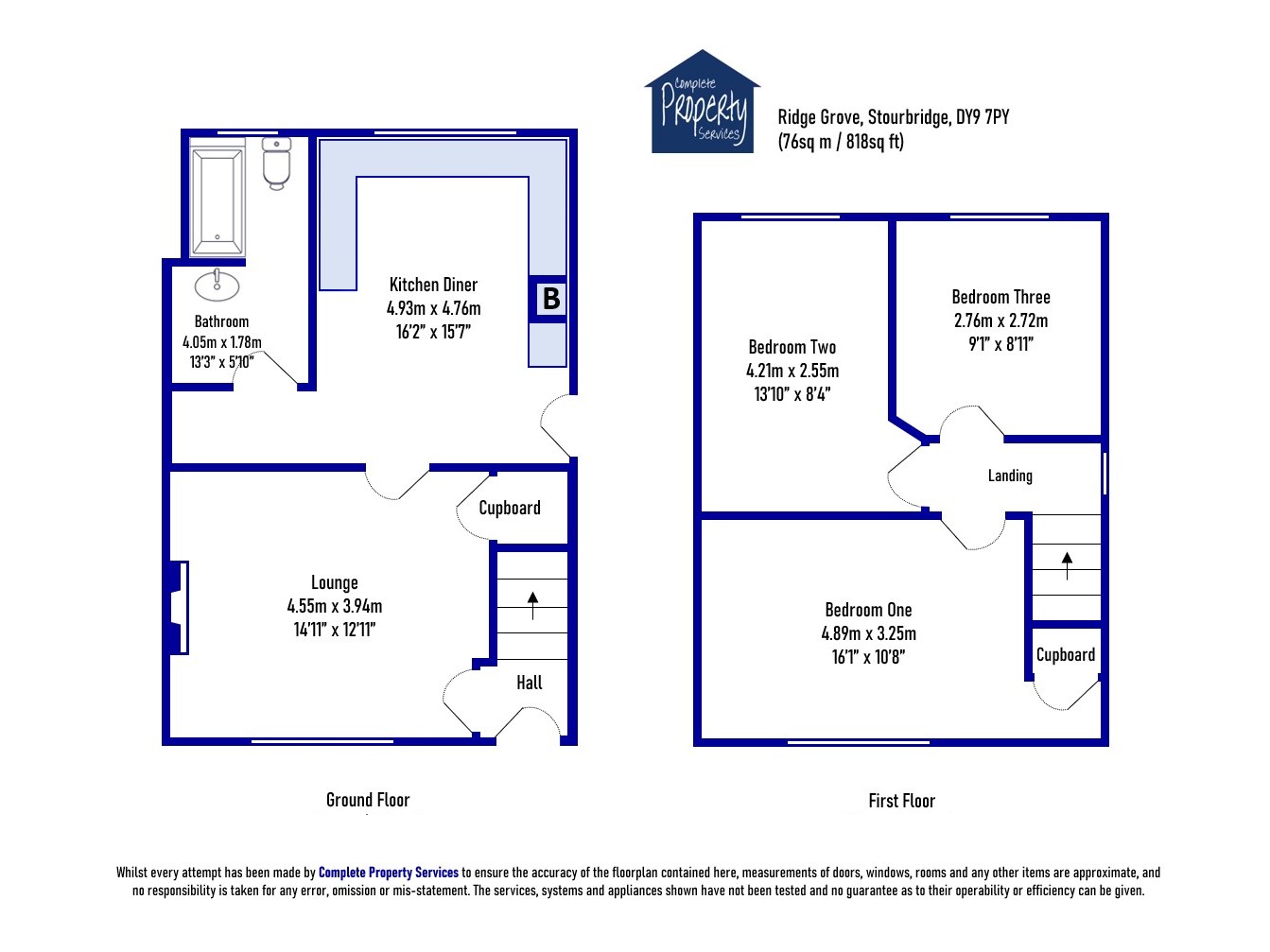 87, Ridge Grove, Stourbridge floorplan