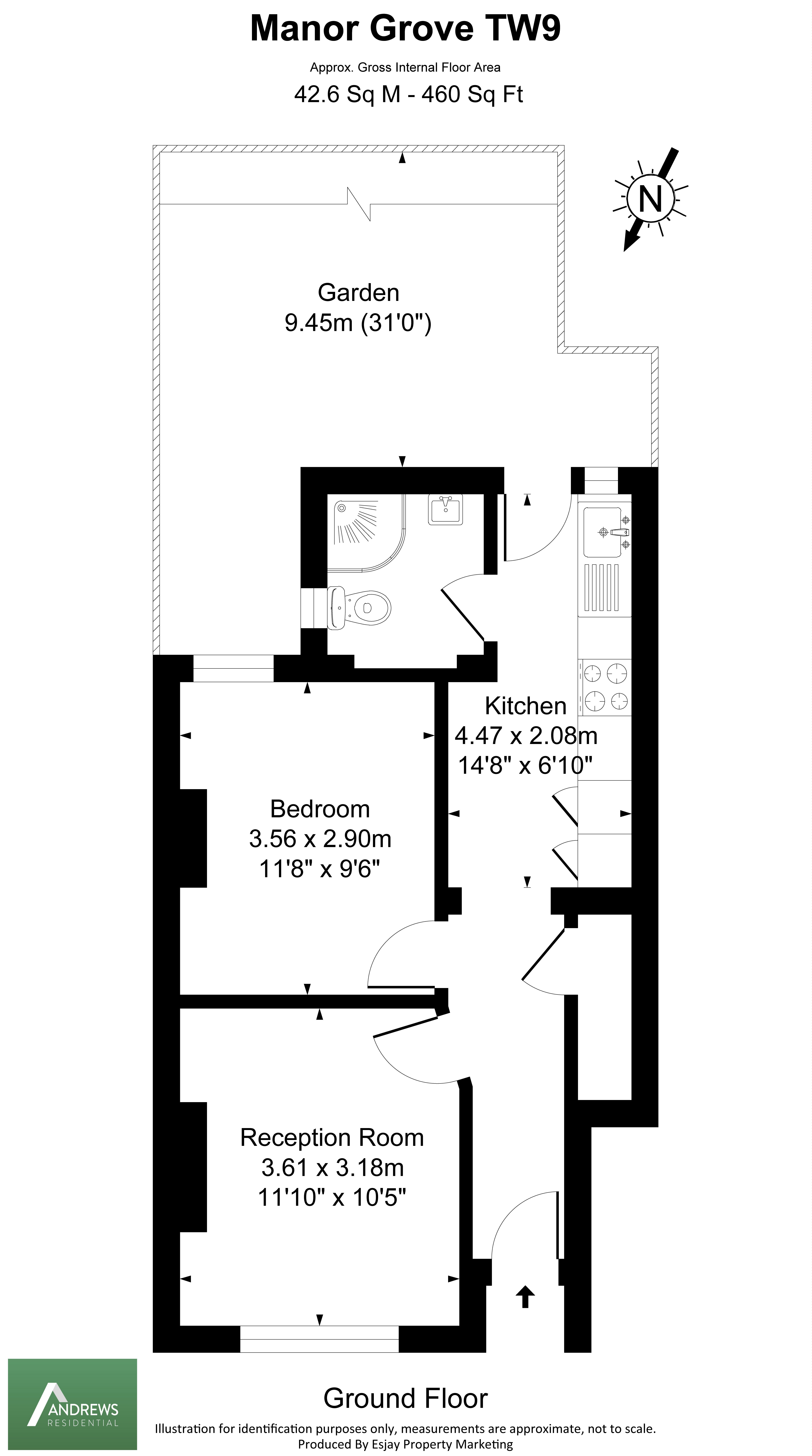 47, Manor Grove, Richmond floorplan