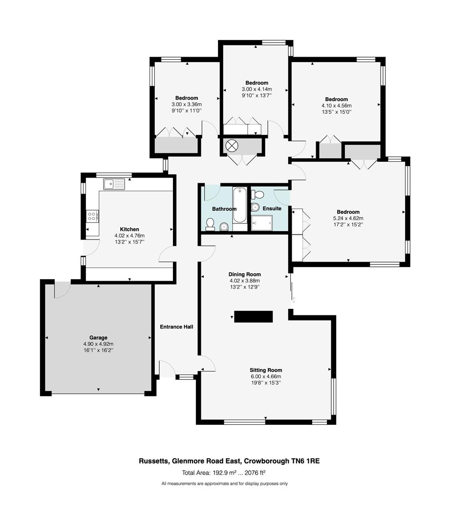 Glenmore Road East, Crowborough TN6, 4 bedroom bungalow for sale