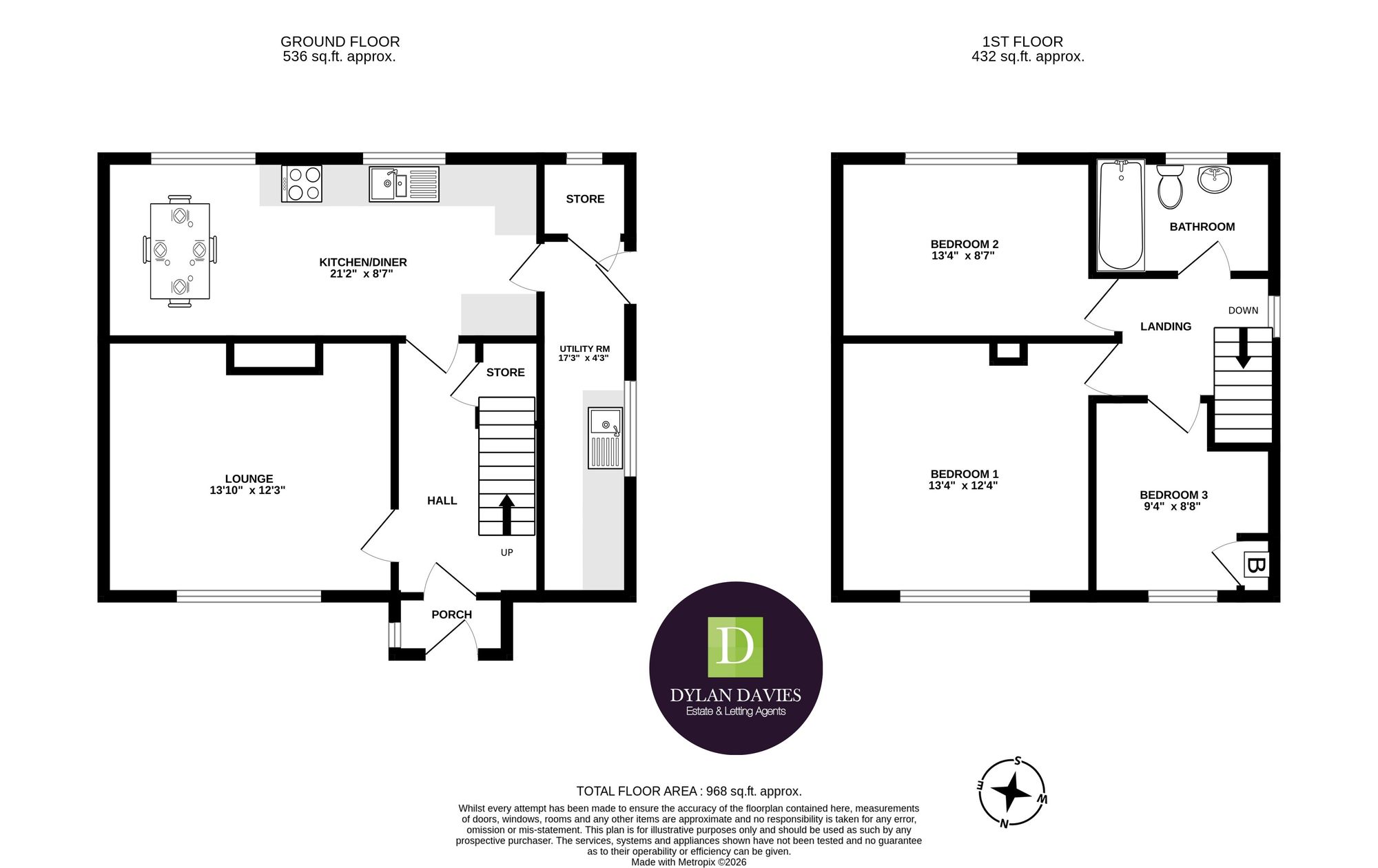45 Dan Caerlan, Pontyclun floorplan