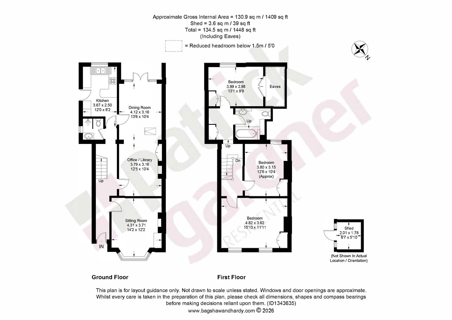 Church Road, Leatherhead floorplan