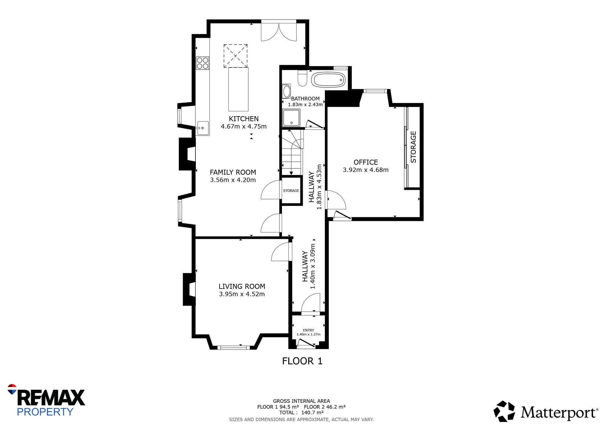 106 West Main Street, Broxburn floorplan