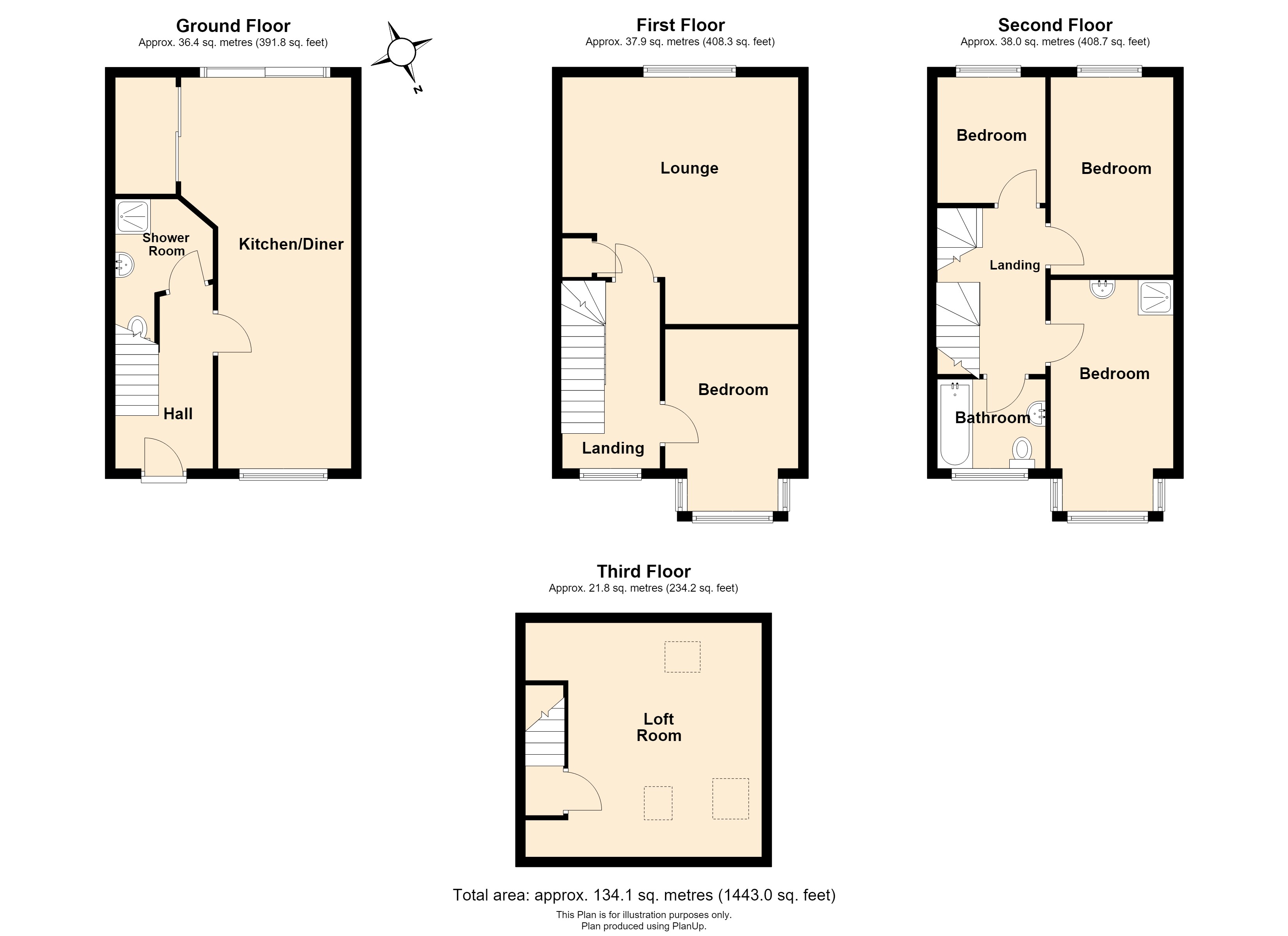 6, Howard Walk, Warwick floorplan