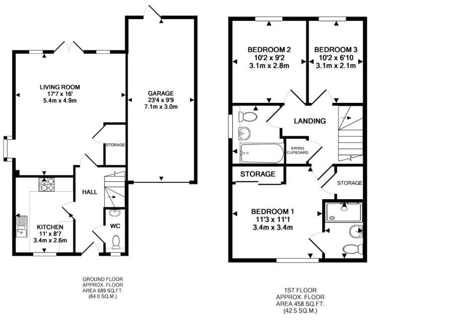 3 Bedrooms Link-detached house for sale in Little Highwood Way, Brentwood, Essex CM14