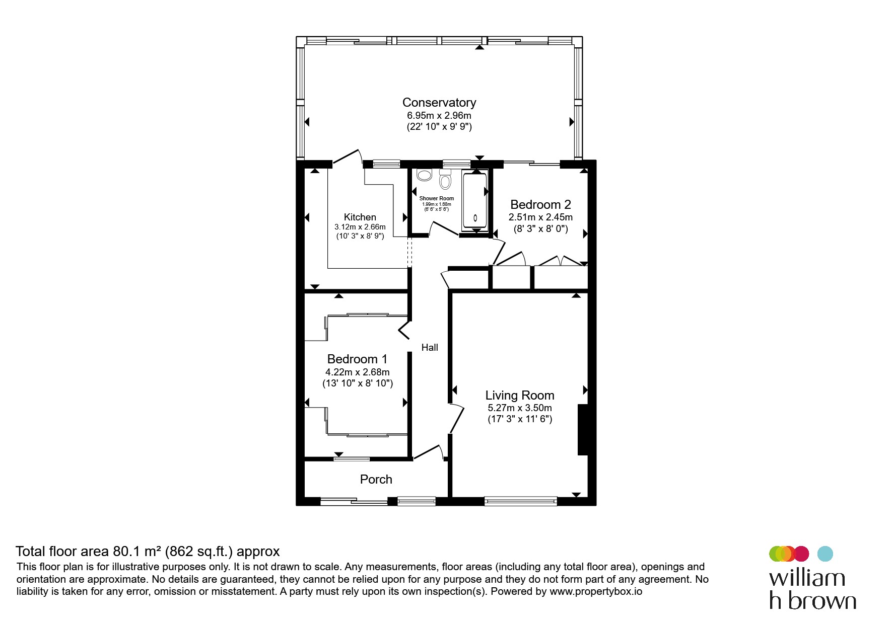 8, Bembridge Close, Clacton-On-Sea floorplan