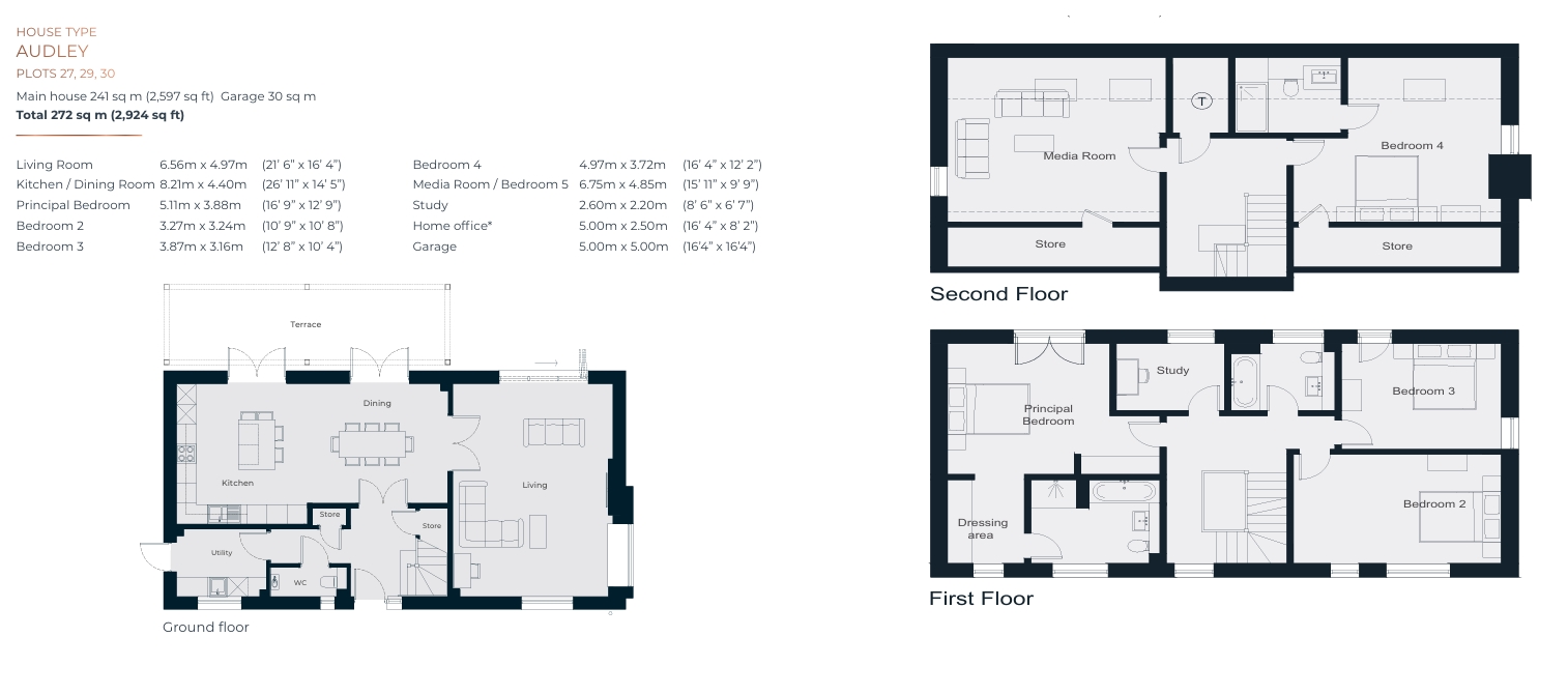 Plot 29 The Audley,, Alfold Gardens, Barons Drive, Cranleigh floorplan