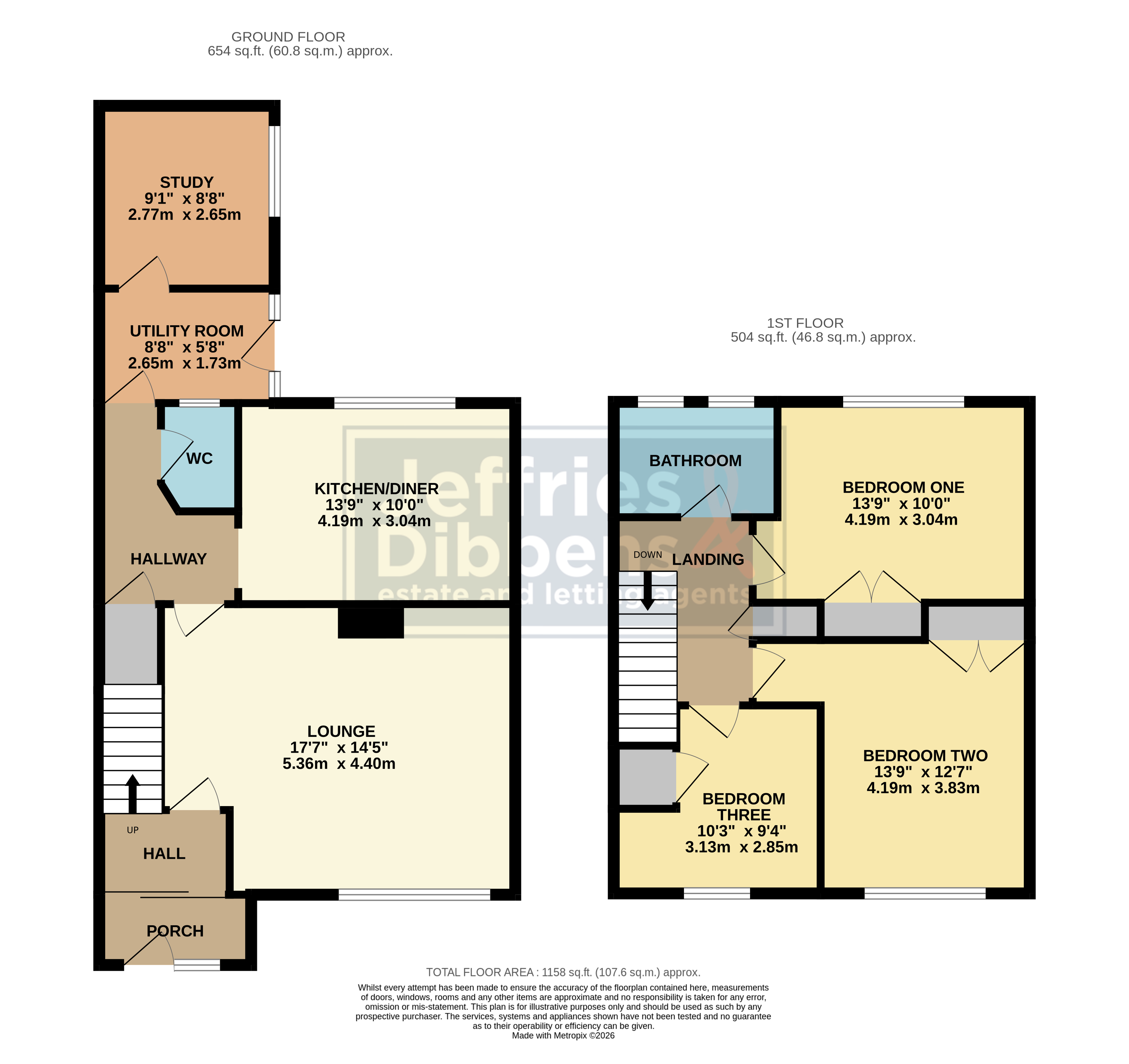 19, Wildmoor Walk, Havant floorplan