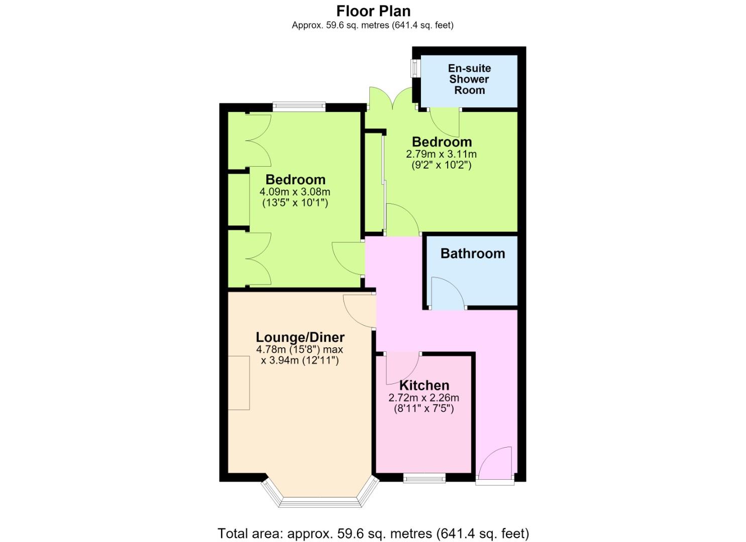 53A, Buckingham Place, Brighton floorplan