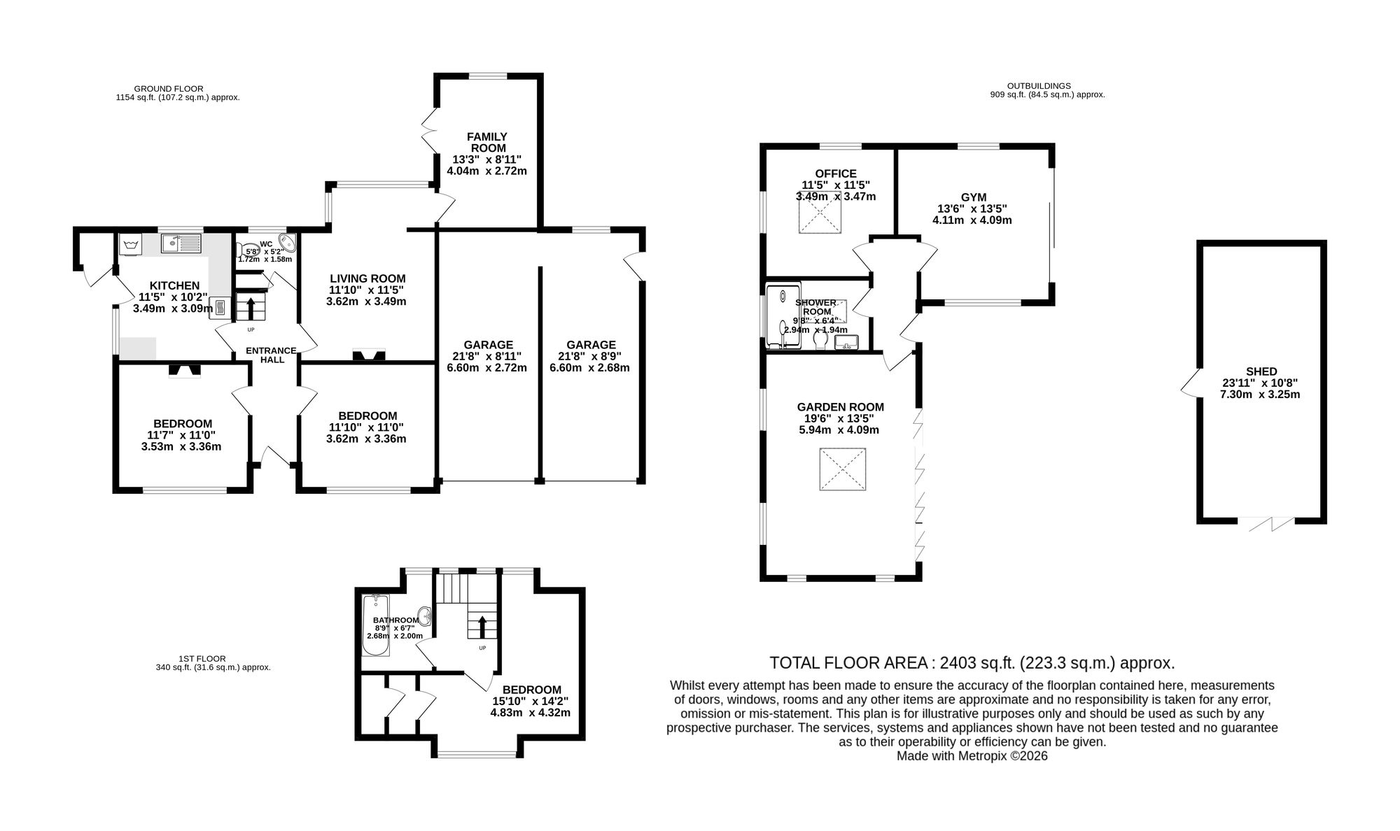 19 The Avenue, Welwyn floorplan