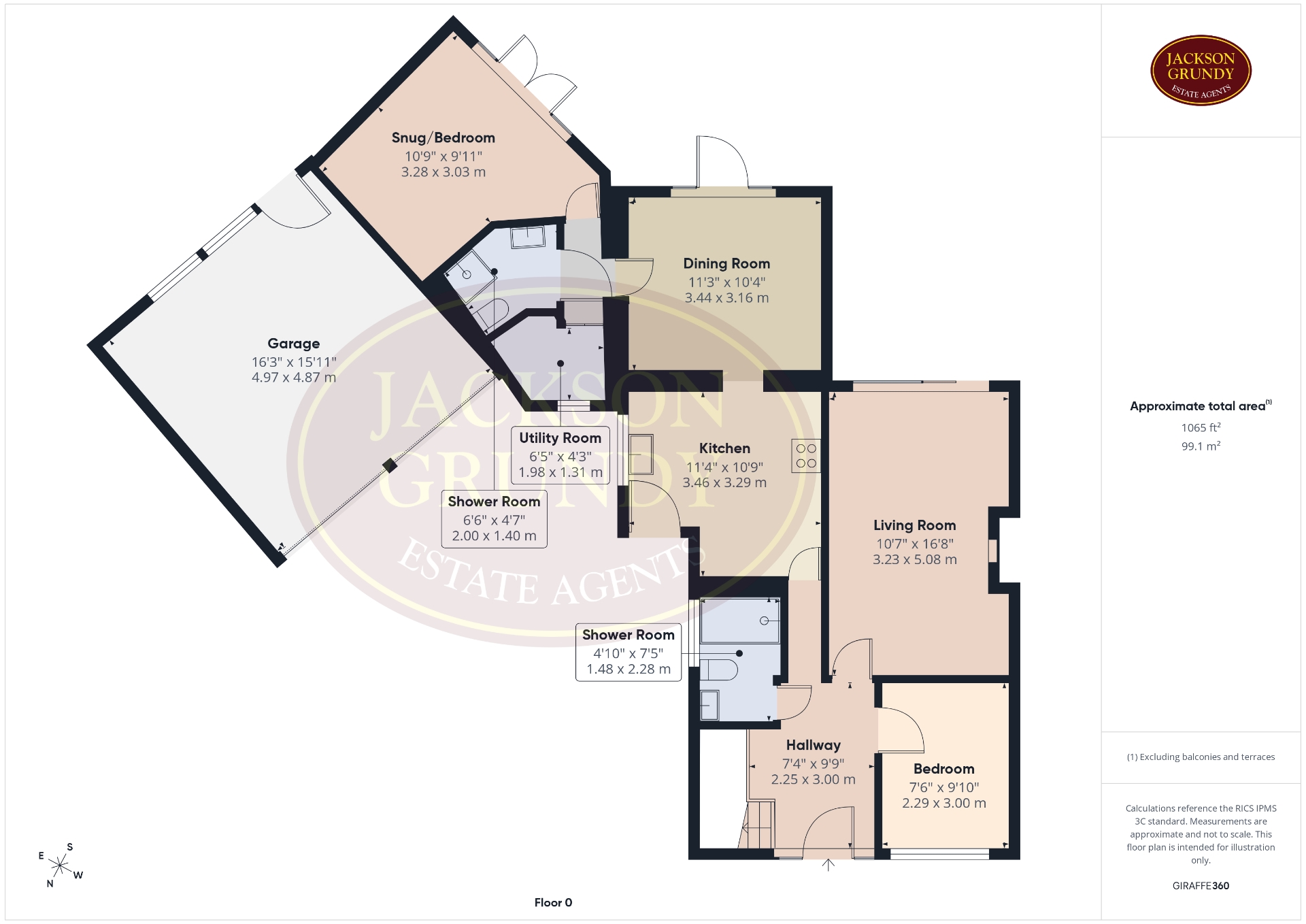 9, Courteenhall Close, Northampton floorplan