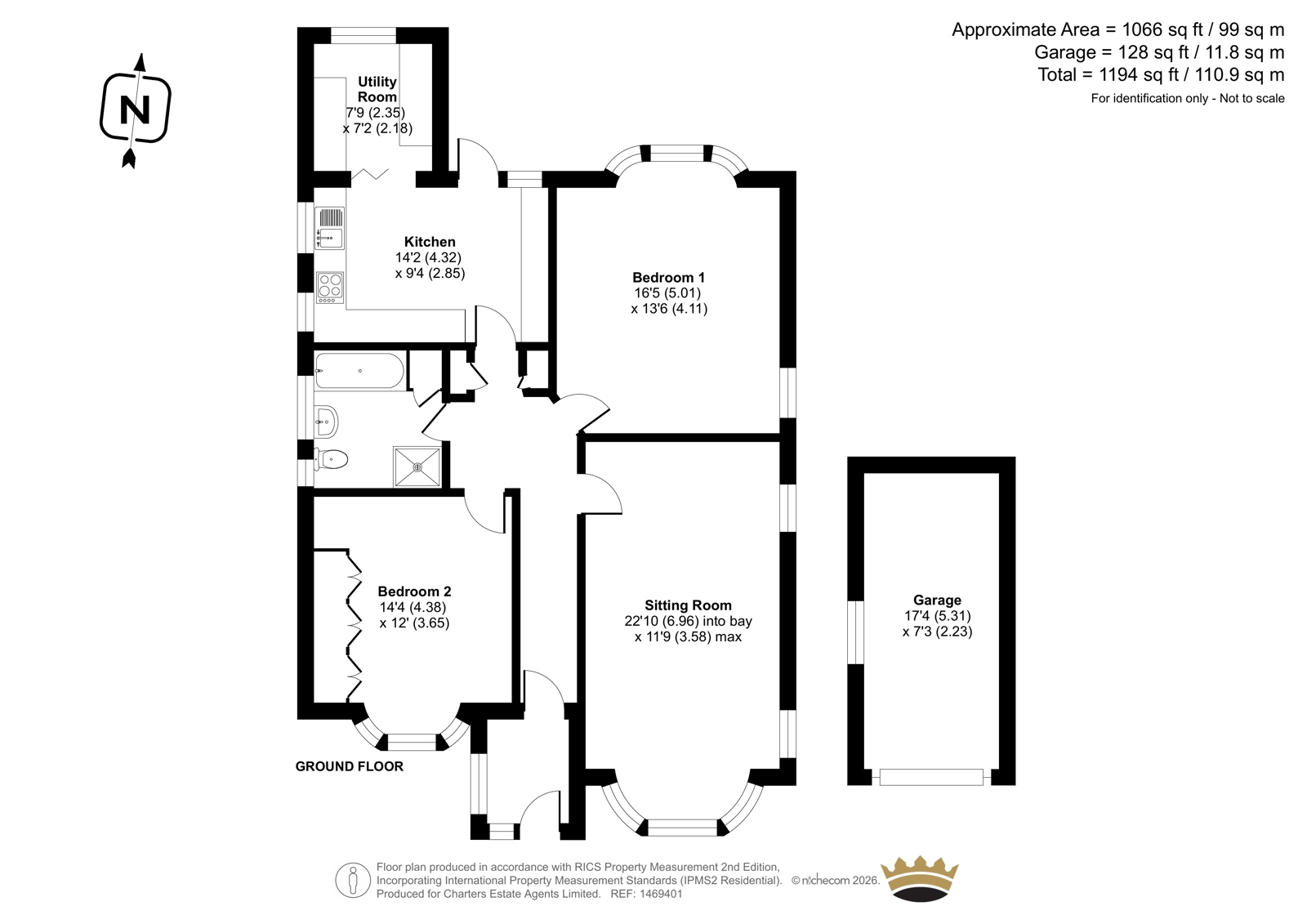 160, Crabtree Lane, West Sussex floorplan