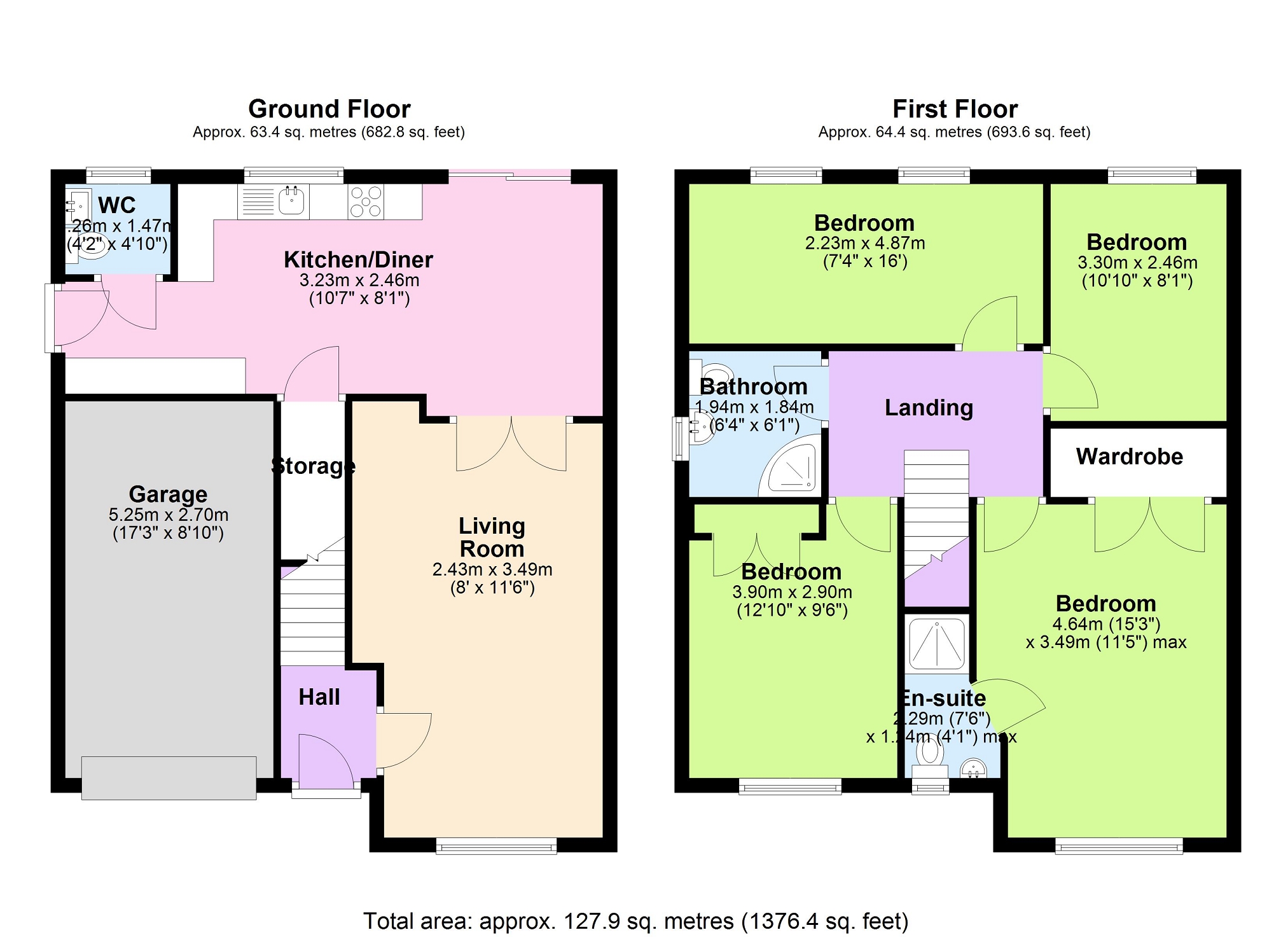 545, Station Road, Alfreton floorplan