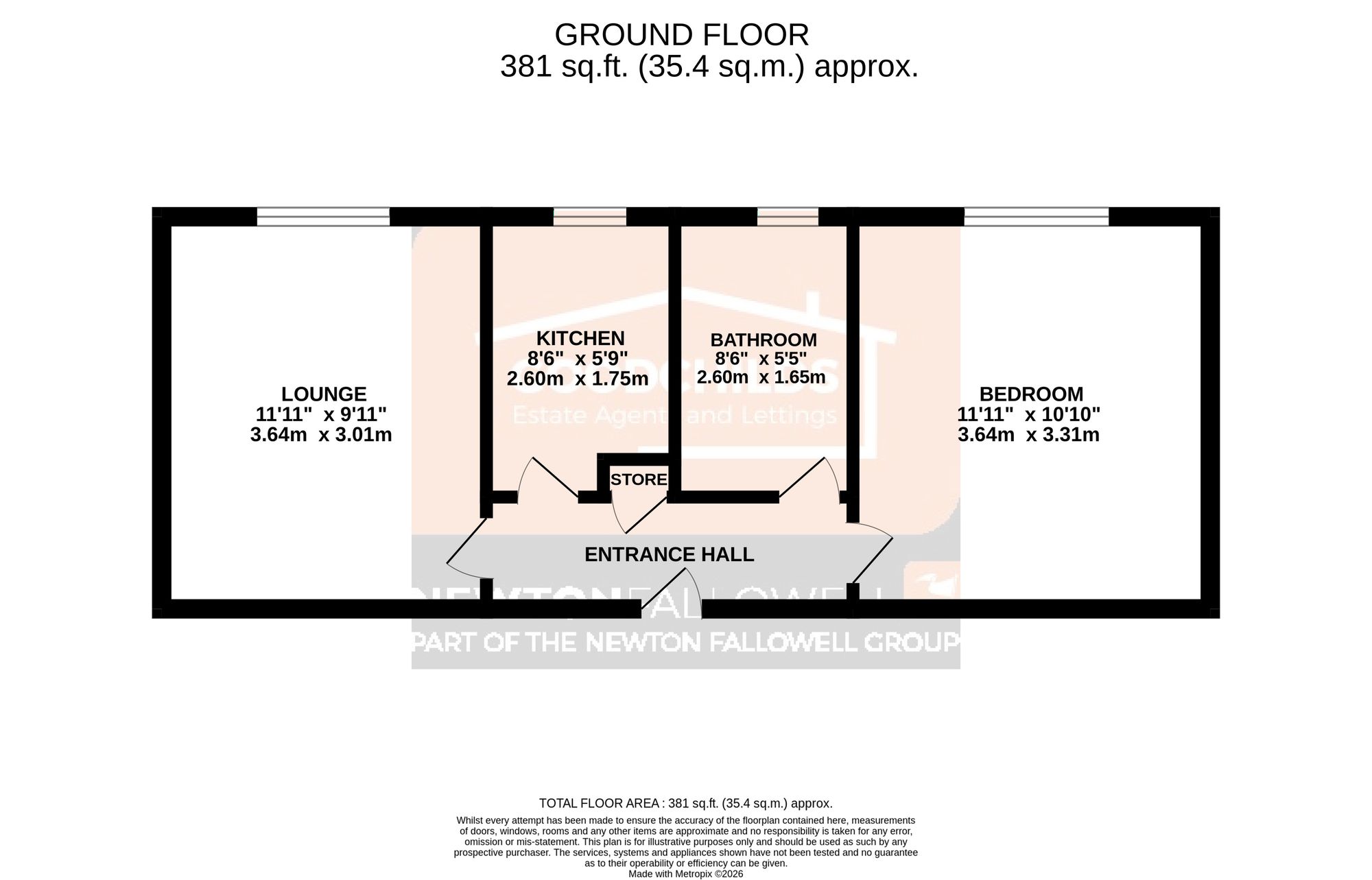 Flat 28, Tollgate Court Trentham Road, Stoke-On-Trent floorplan