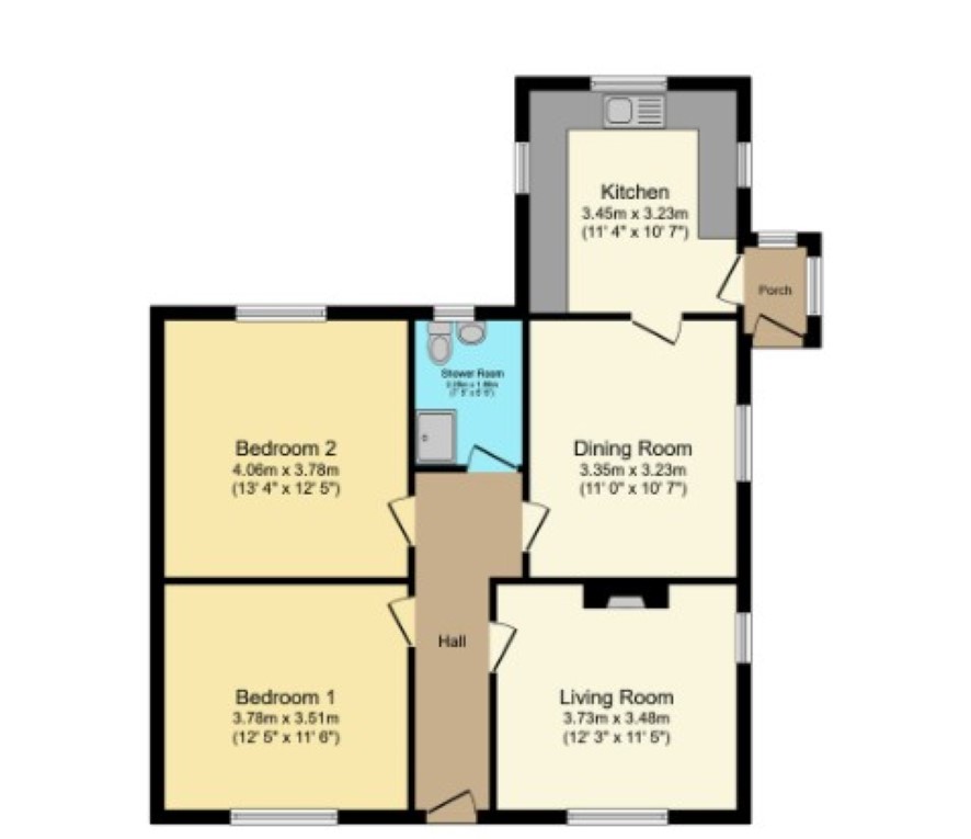 42 Crown Road, Carlisle floorplan