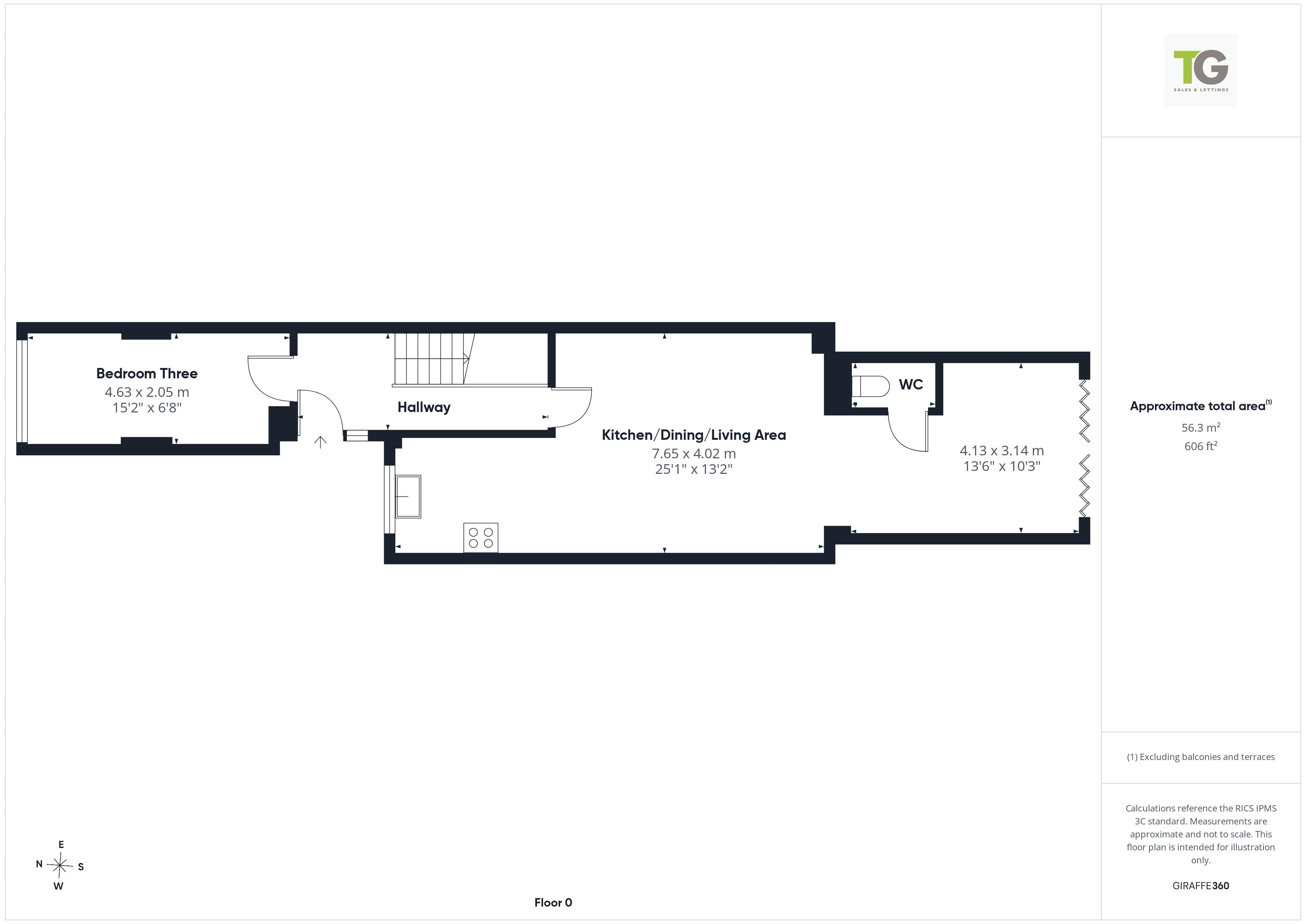 3, Perth, Stonehouse floorplan