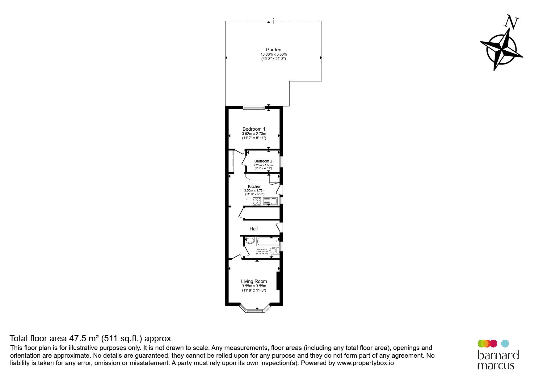 318, Staines Road, Feltham floorplan