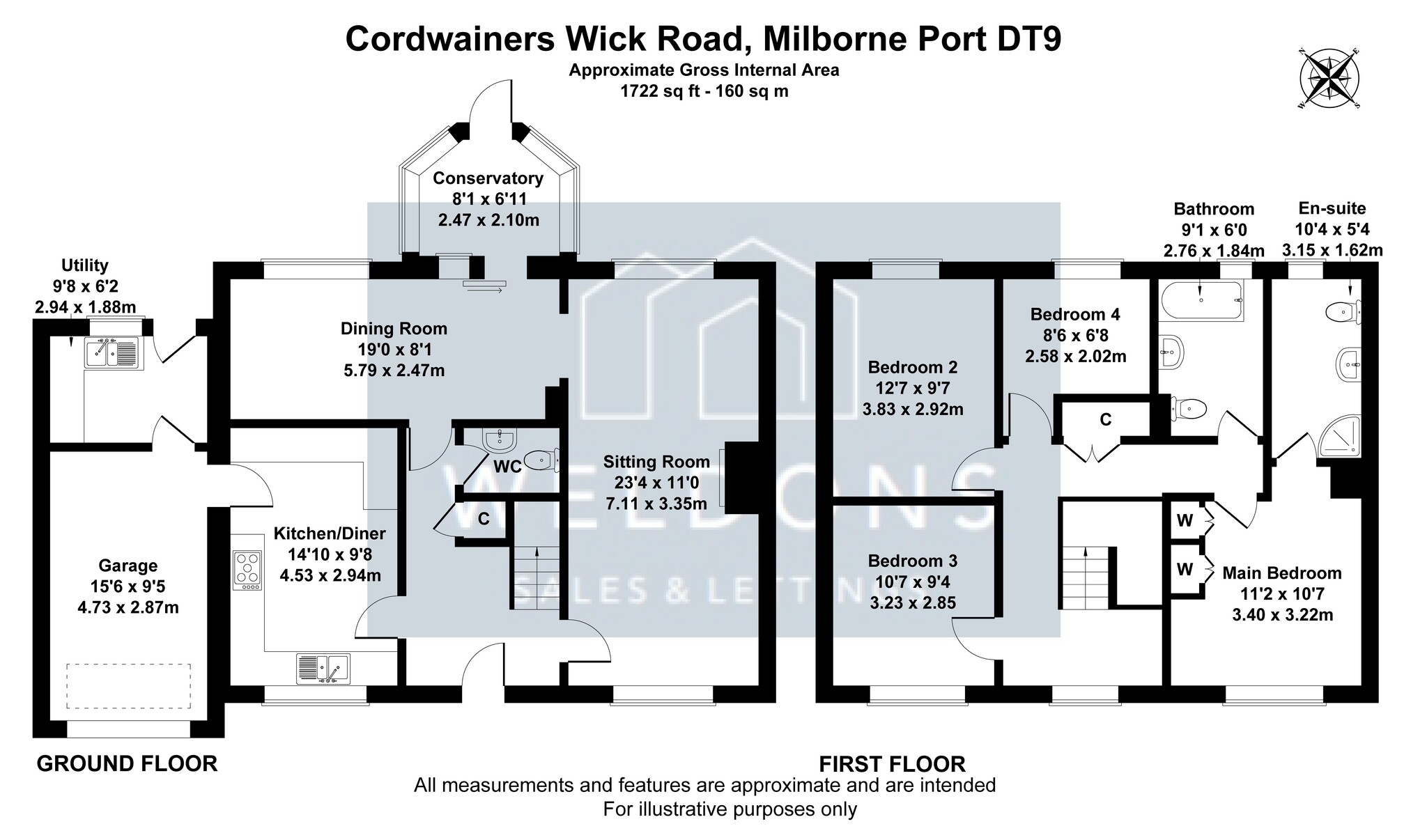 Cordwainers  Wick Road, Milborne Port, SHERBORNE floorplan