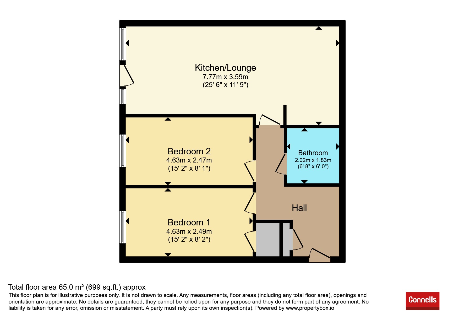 10, Royal Court, Queen Marys Avenue, Watford floorplan