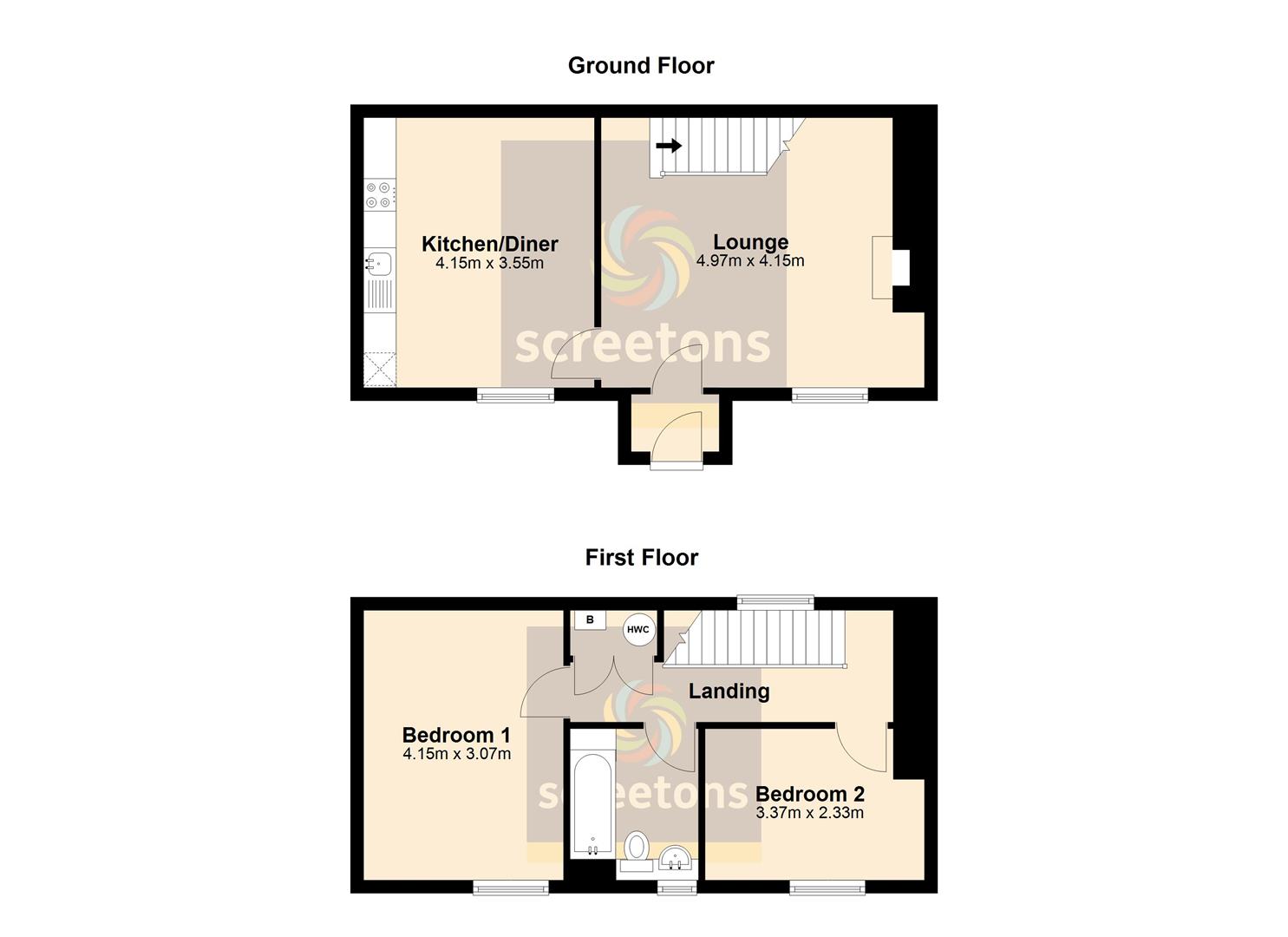 60A, Station Road, Epworth floorplan
