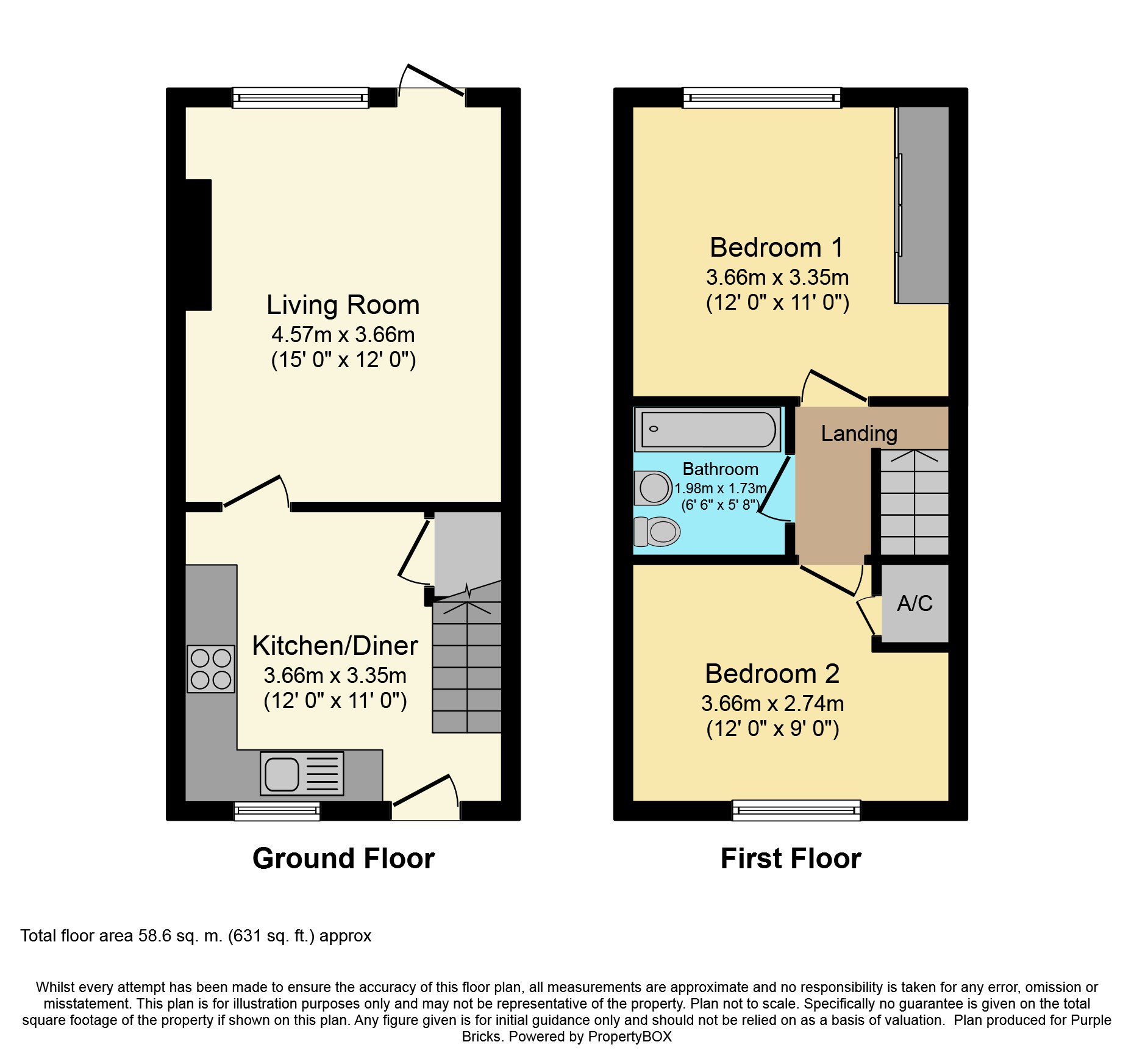 2 Bedrooms Terraced house for sale in Avery Court, Newport Pagnell MK16