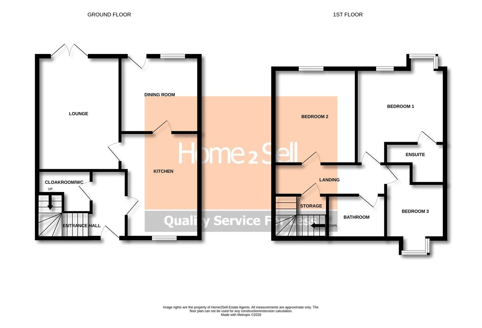 23, Little Fallows, Belper floorplan