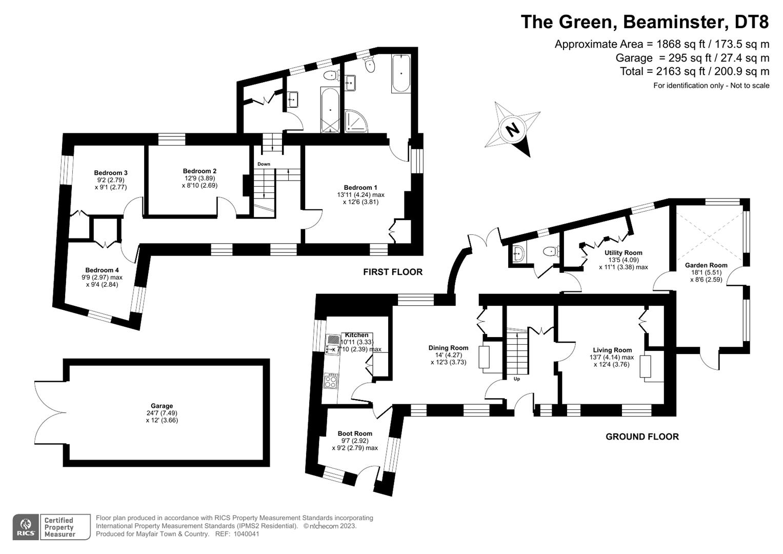 Clare Cottage, The Green, Beaminster floorplan