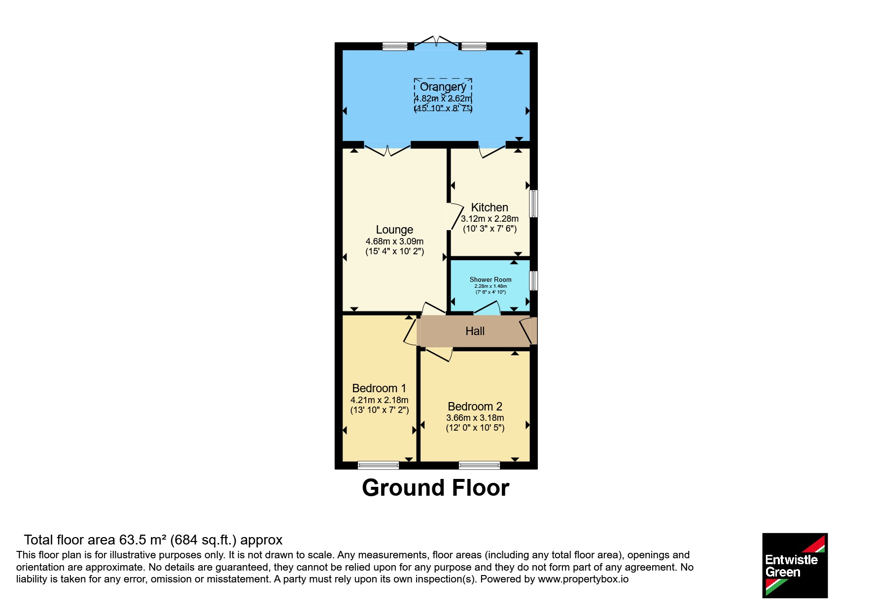 2, The Cloisters, Preston floorplan