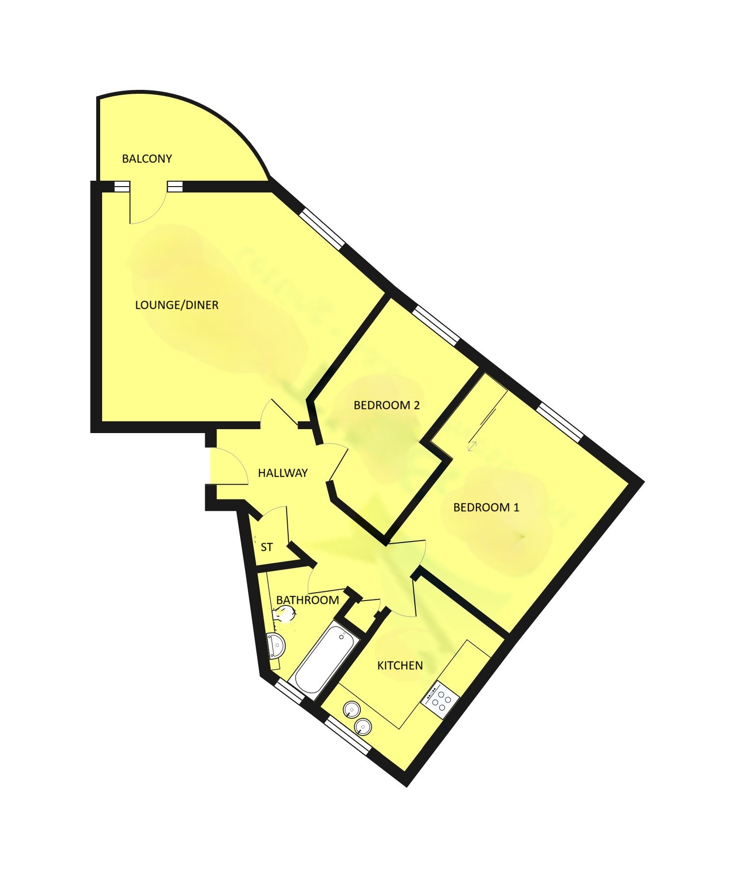 3 Montana House, 22, The Moorings, Birmingham floorplan