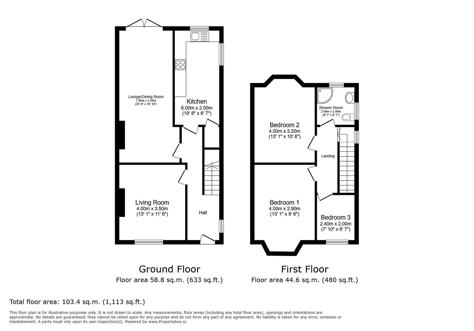 12, Knowe Road, Carlisle floorplan