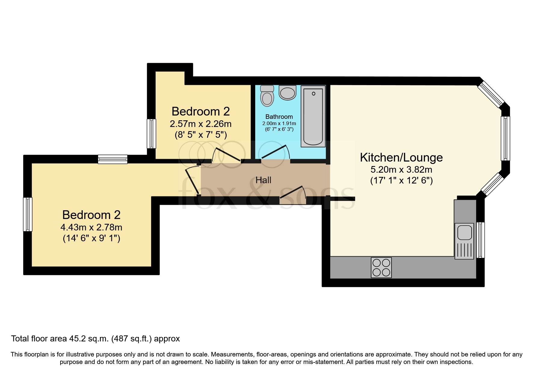 Southwater Road, St. LeonardsOnSea TN37, 2 bedroom flat for sale