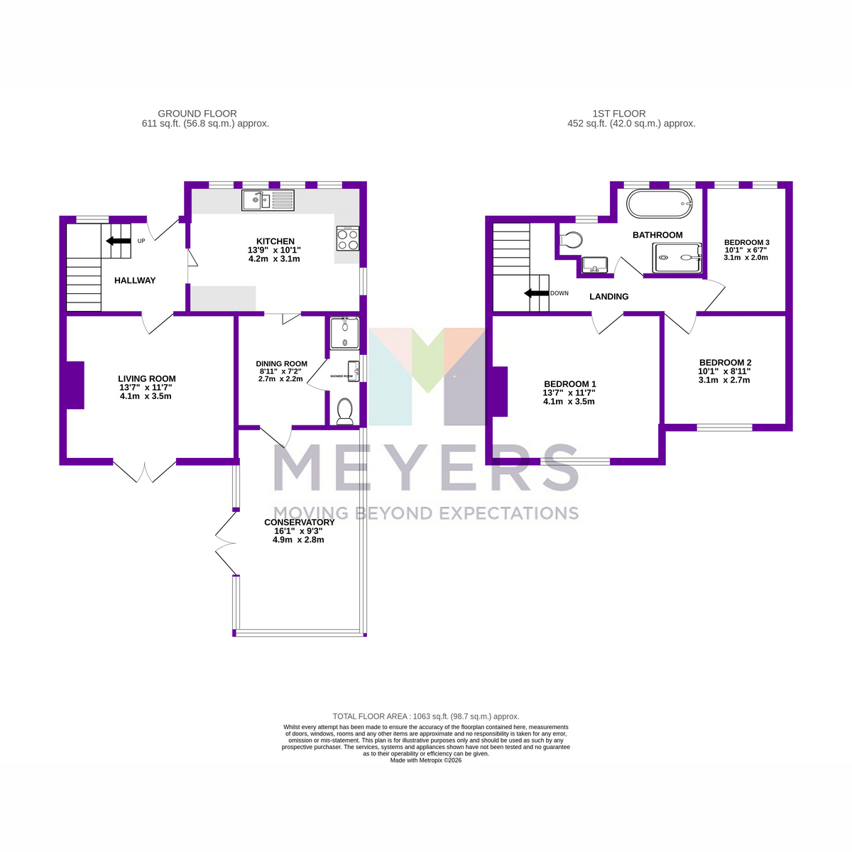 1, Paget Road, Bournemouth floorplan