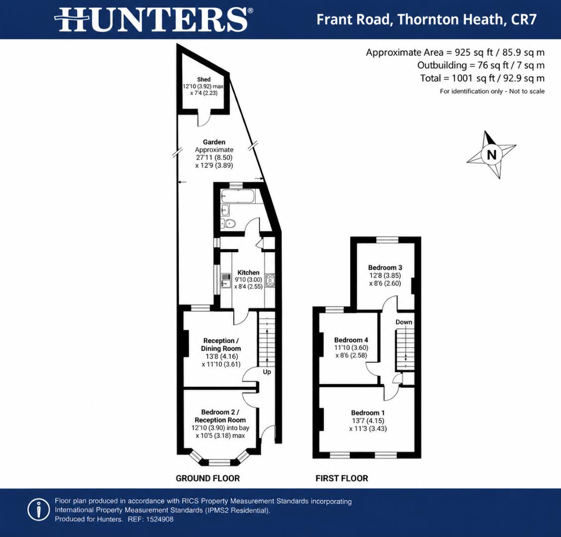Frant Road, Thornton Heath floorplan