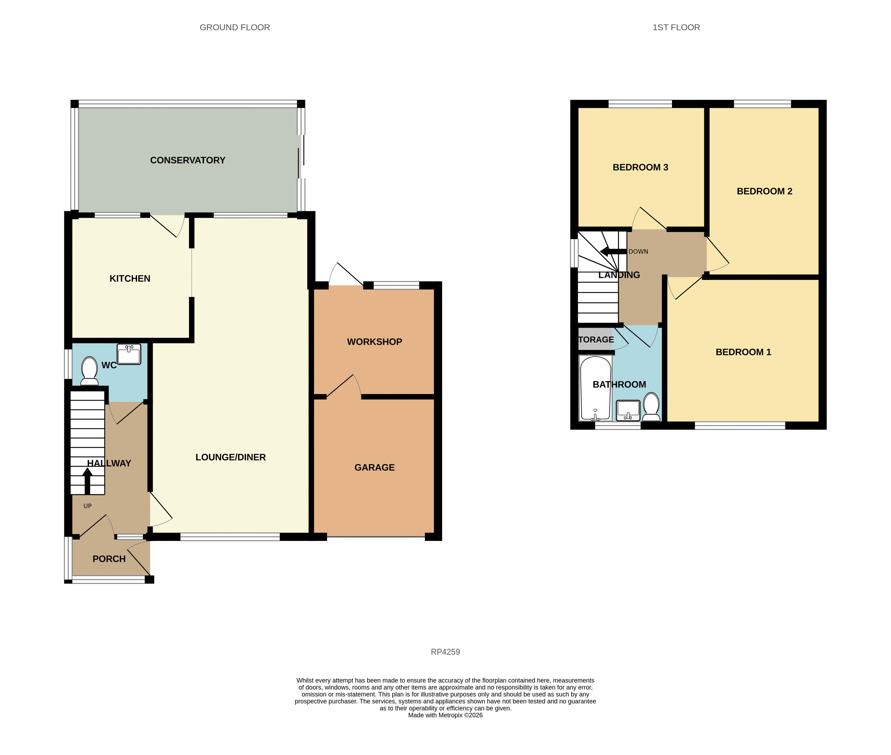 24, Lon Pendyffryn, Abergele floorplan