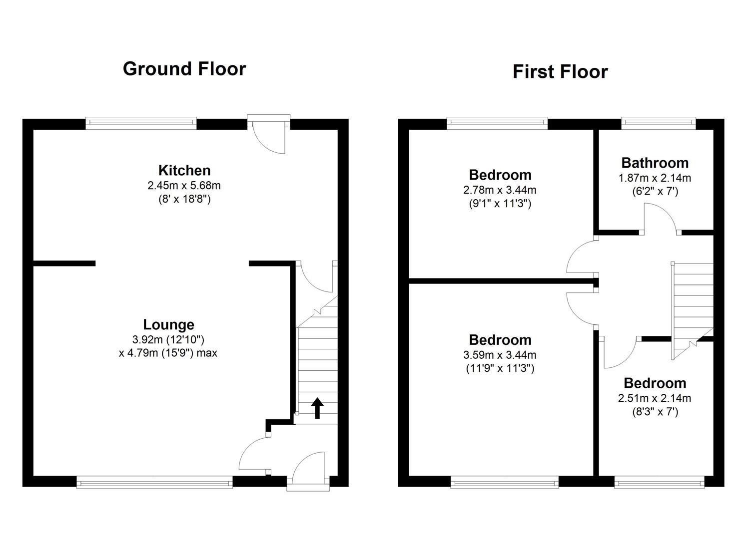 32, Hall Street, Huddersfield floorplan