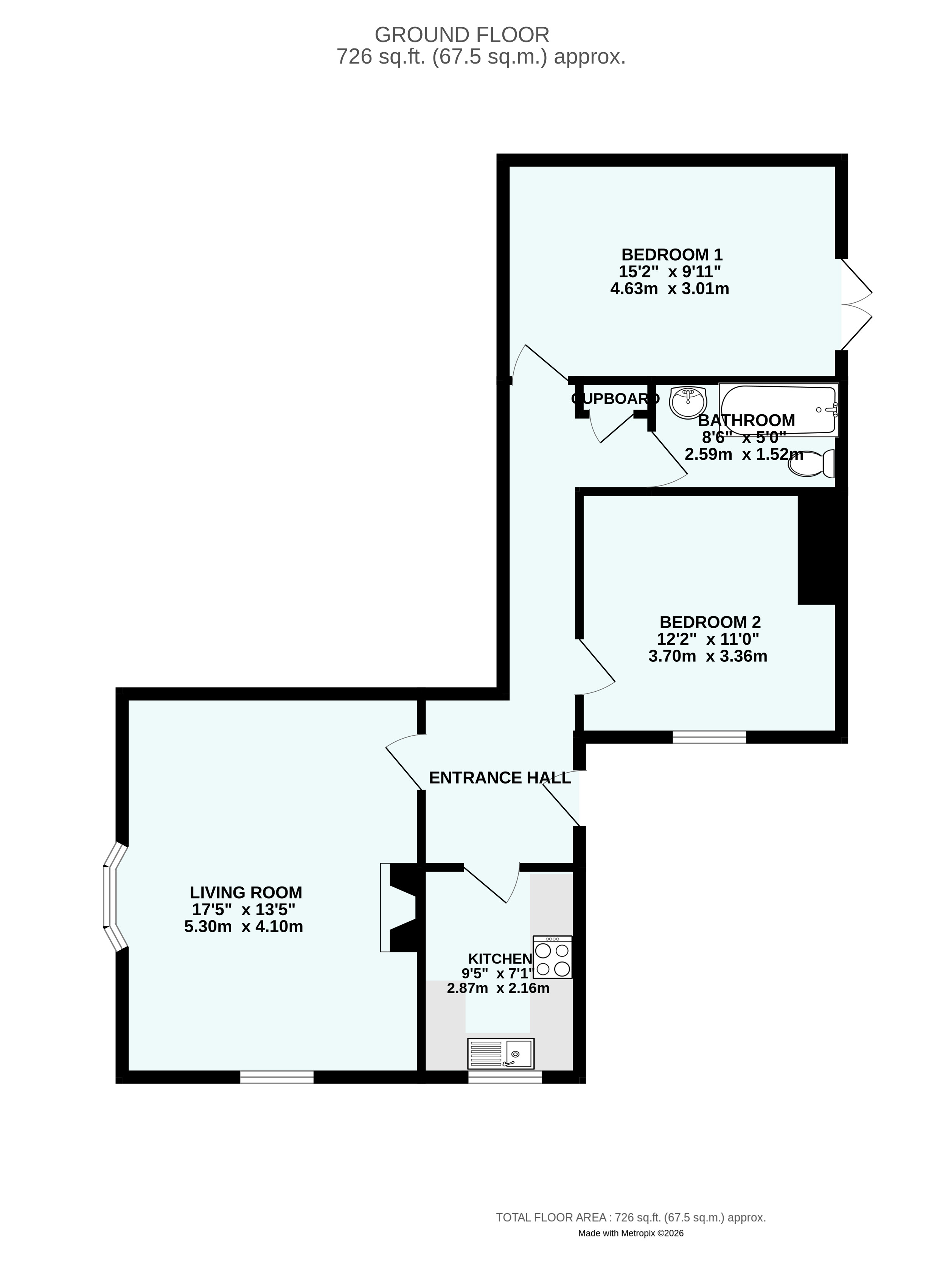 1 Eaton House Exwick Hill, Exeter Devon, Devon floorplan