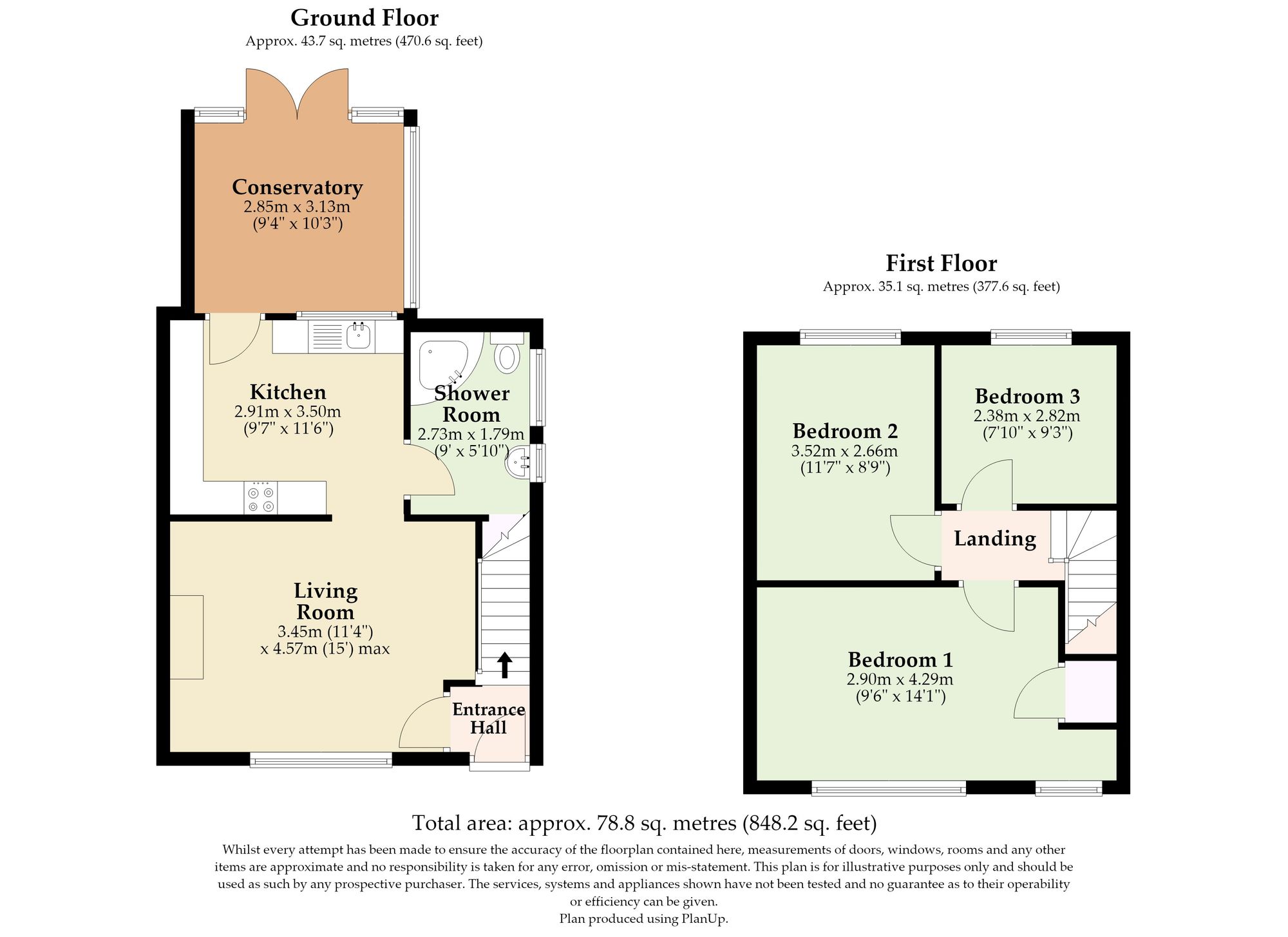 16 Huxley Close, Norwich floorplan