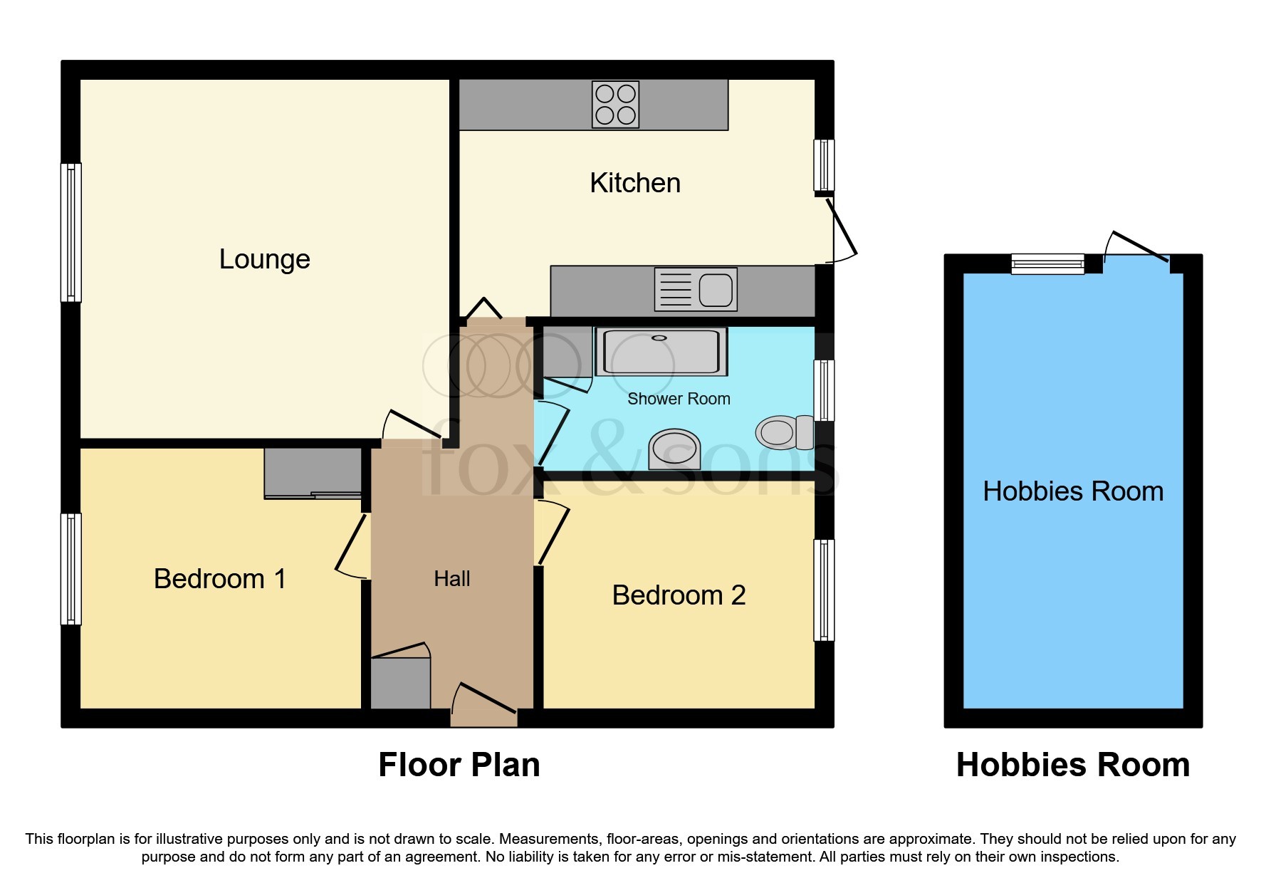 2, Castle Mead, Watchet floorplan