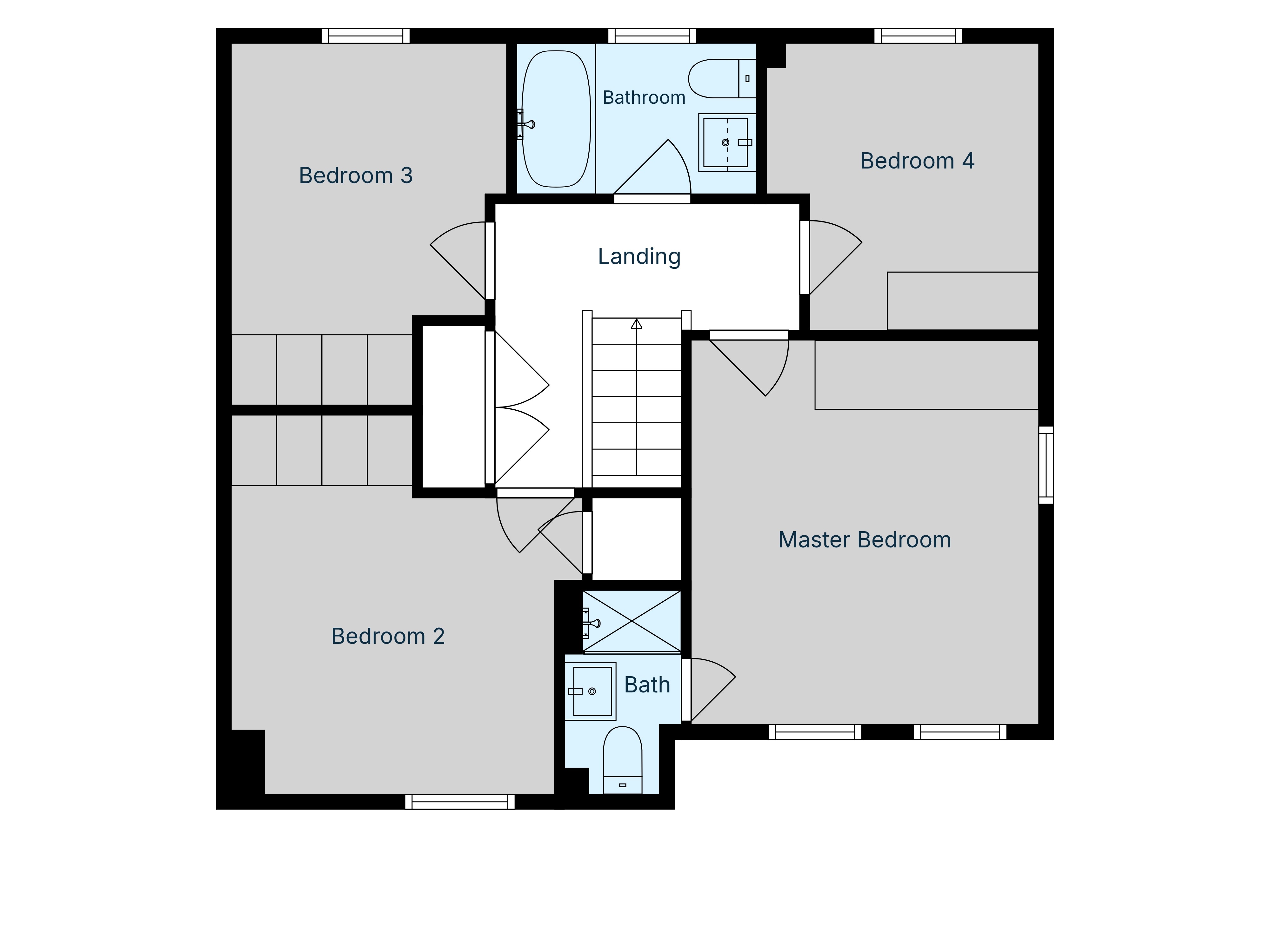 8, Fieldfare Close, Loughborough floorplan