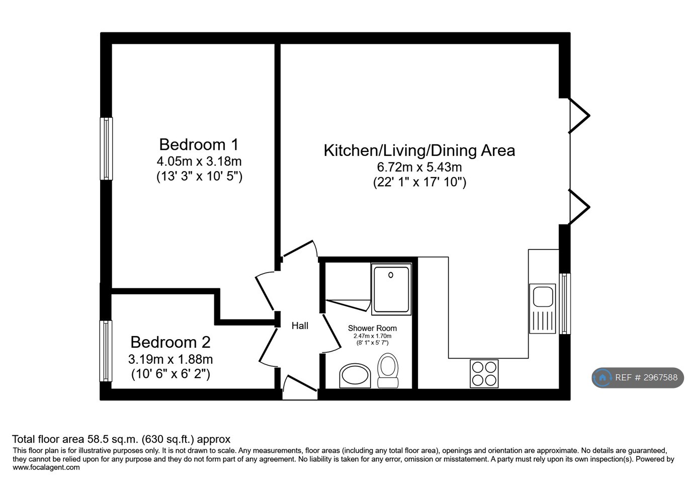 Treelands Drive, Leckhampton, Cheltenham floorplan