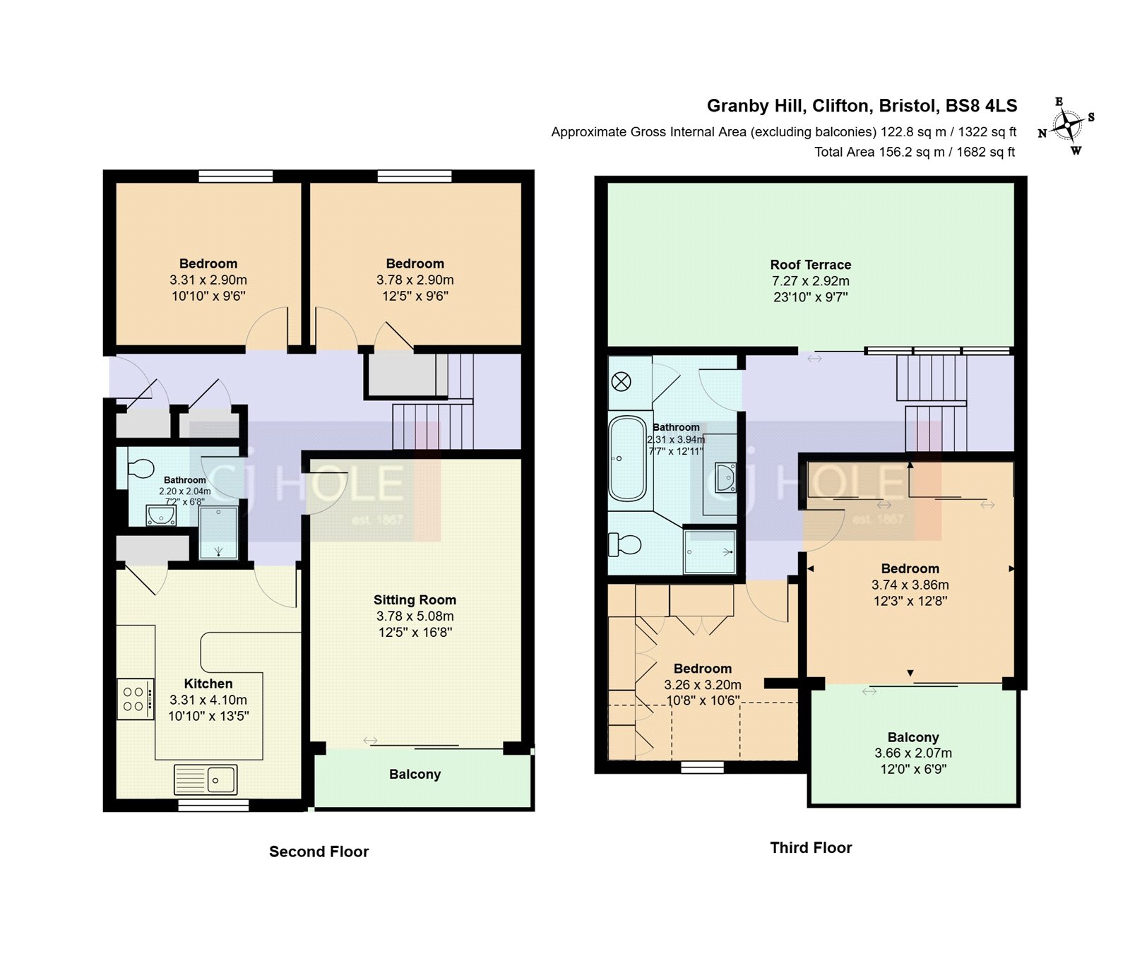 Granby Court 44C,, Granby Hill, Bristol floorplan