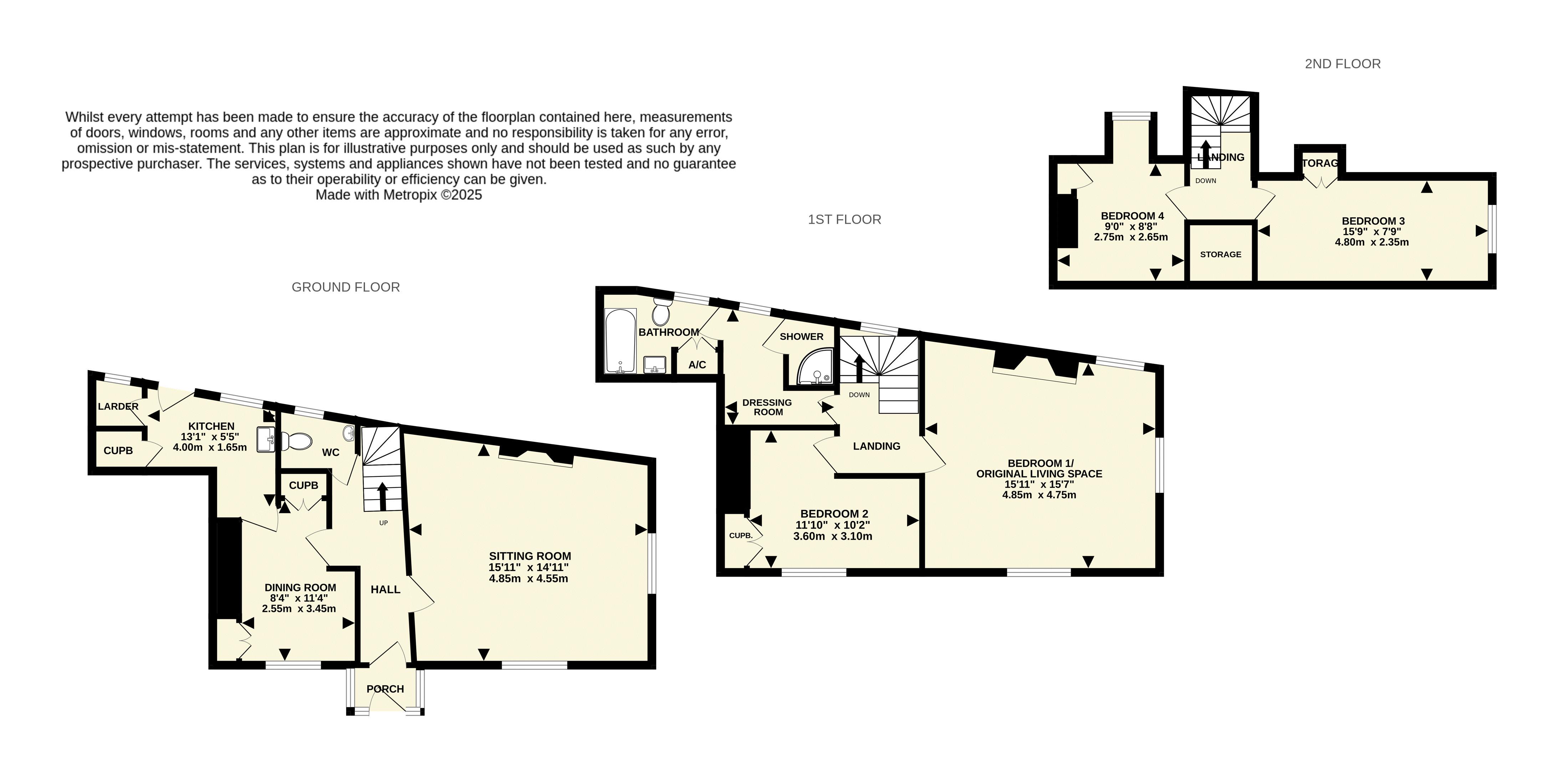 1 Clifton Place, Peak Hill Road, Sidmouth floorplan