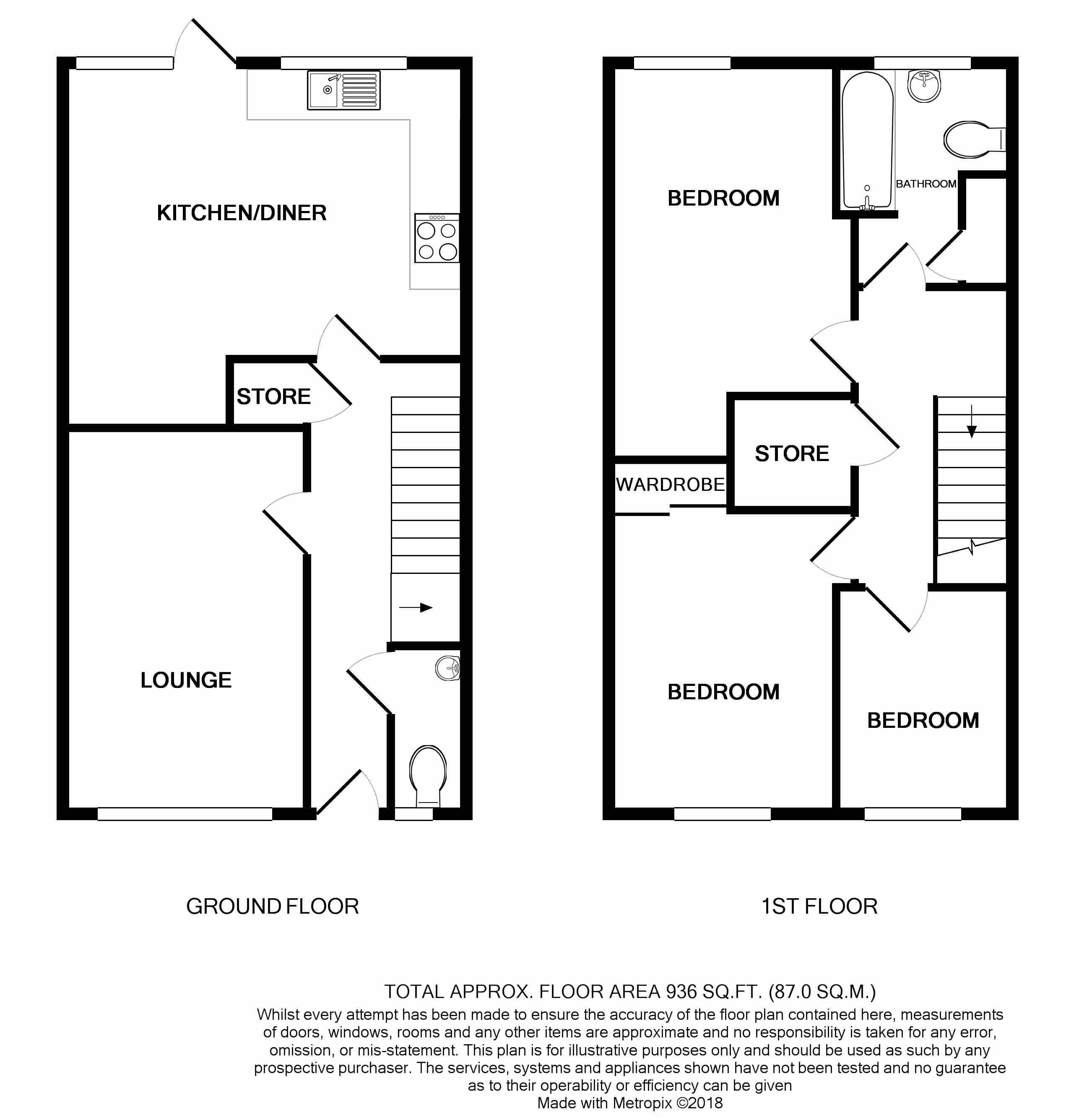 3 Bedrooms Terraced house for sale in Westland Grove, Westfield, Sheffield S20