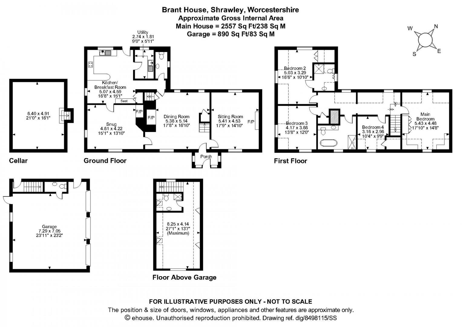 Shrawley, Worcestershire WR6, 4 bedroom detached house for sale