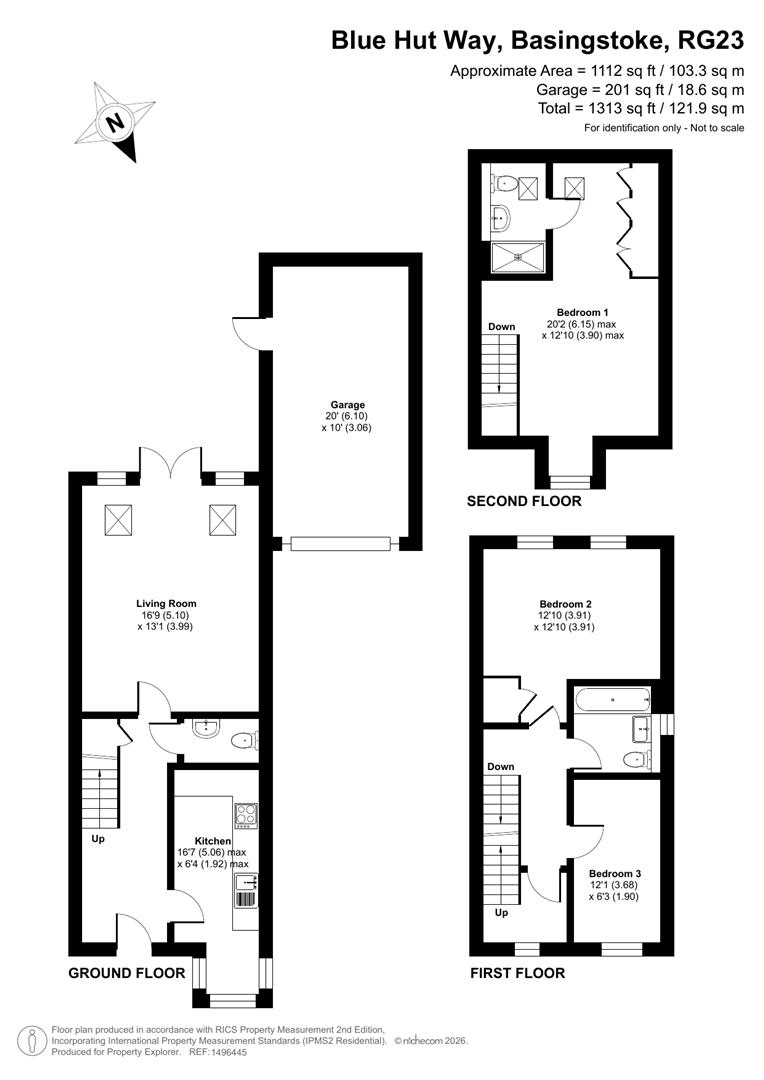 4, Blue Hut Way, Basingstoke floorplan