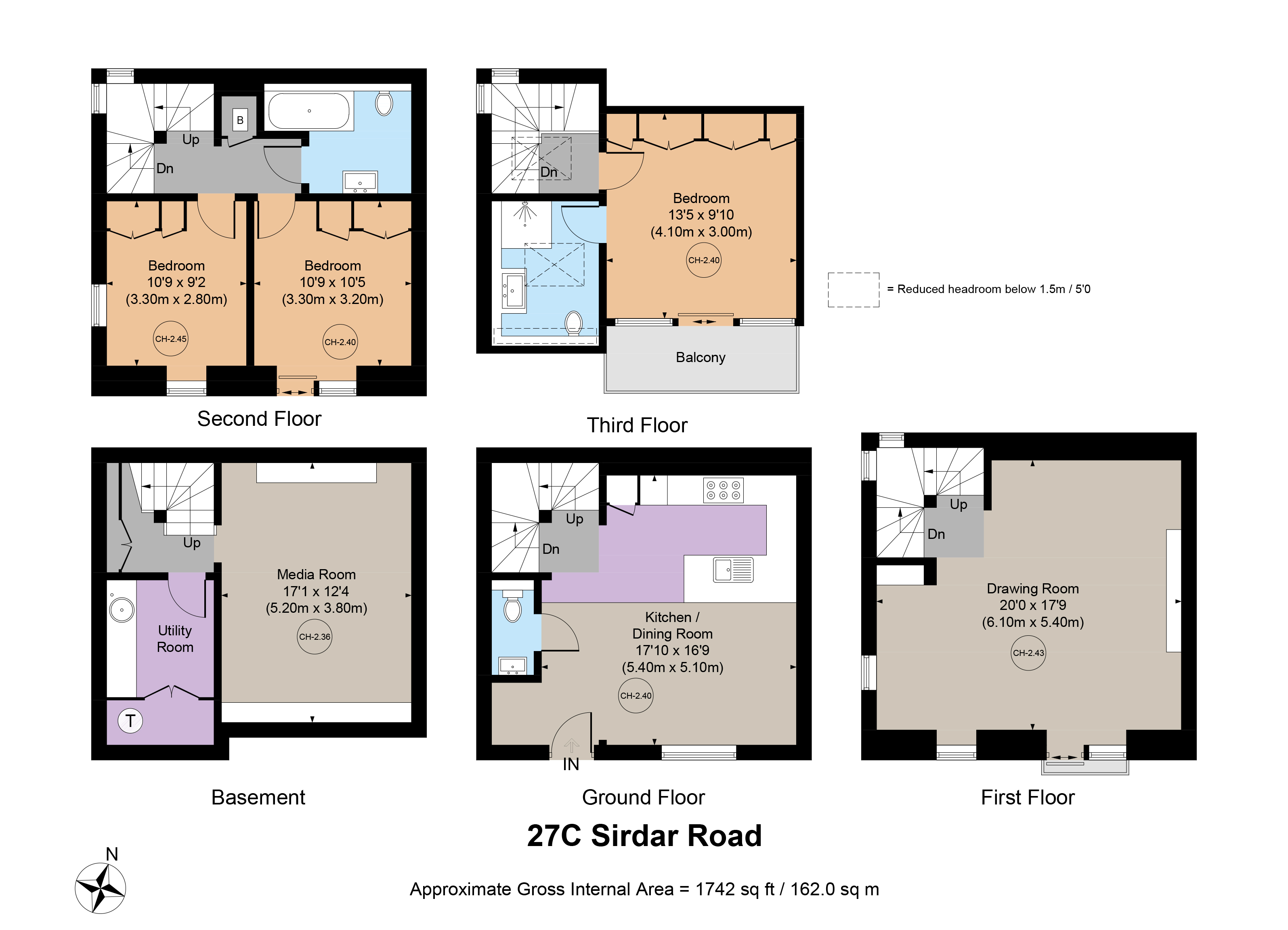 27C,, Sirdar Road, London floorplan